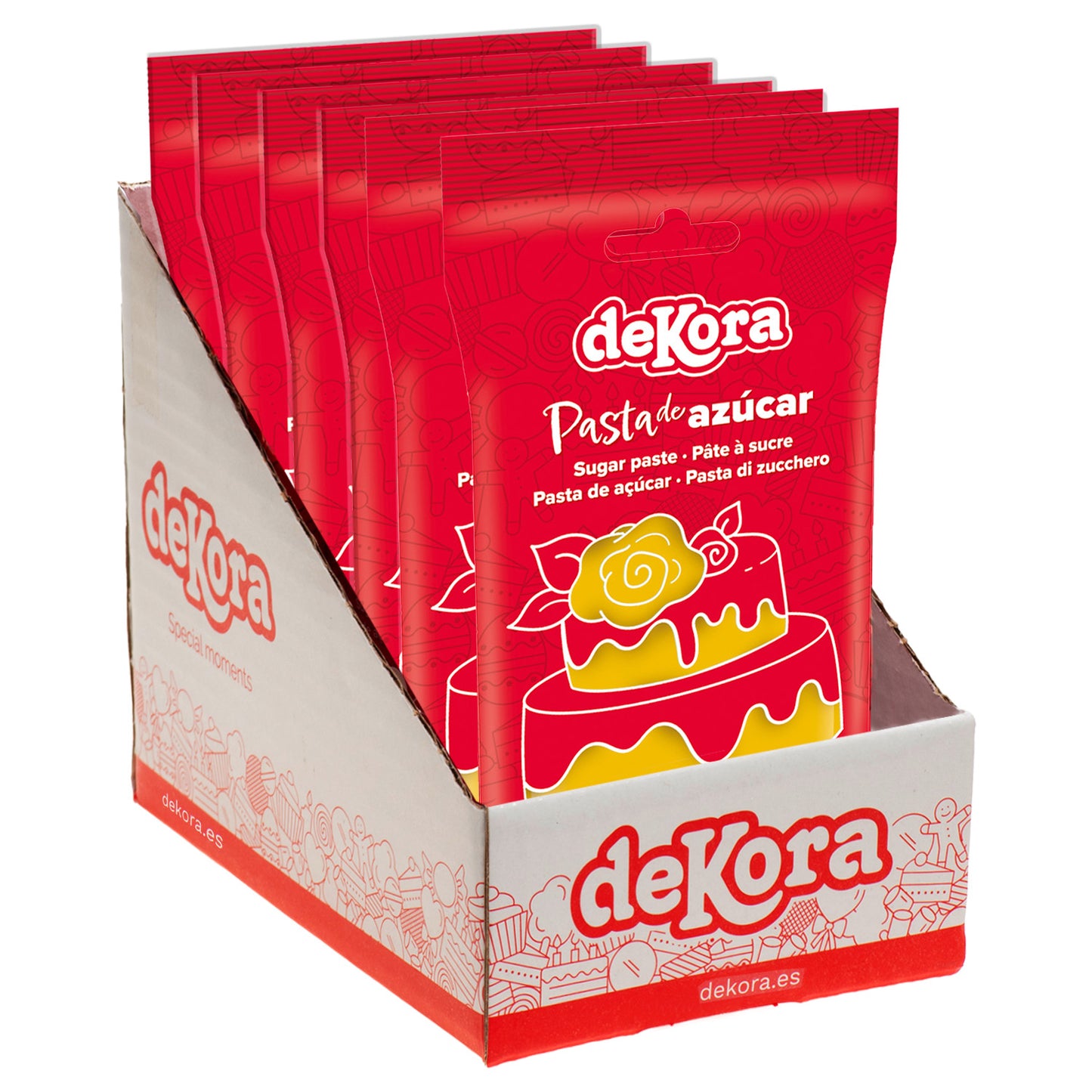 FONDANT AMARELO GOTAS DE SOL 250 GR
