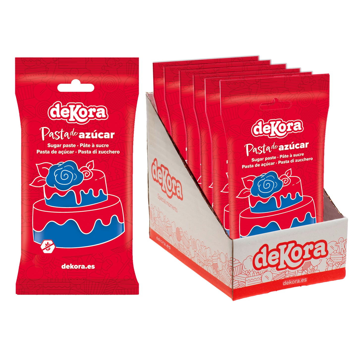 SUGAR PASTE/FONDANT TURQUOISE BLUE  250 GR