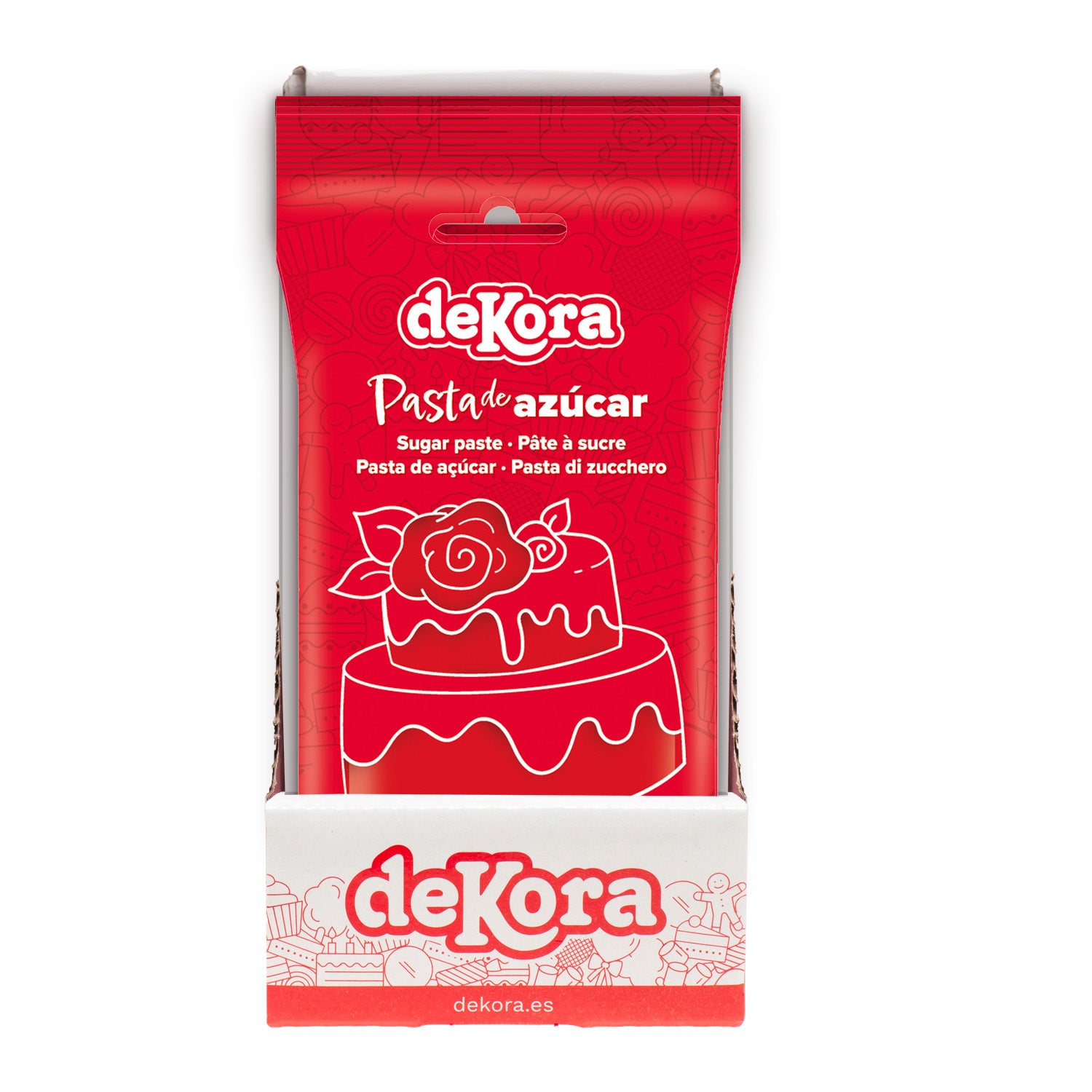 FONDANT VERMELHO PAIXÃO 250 GR