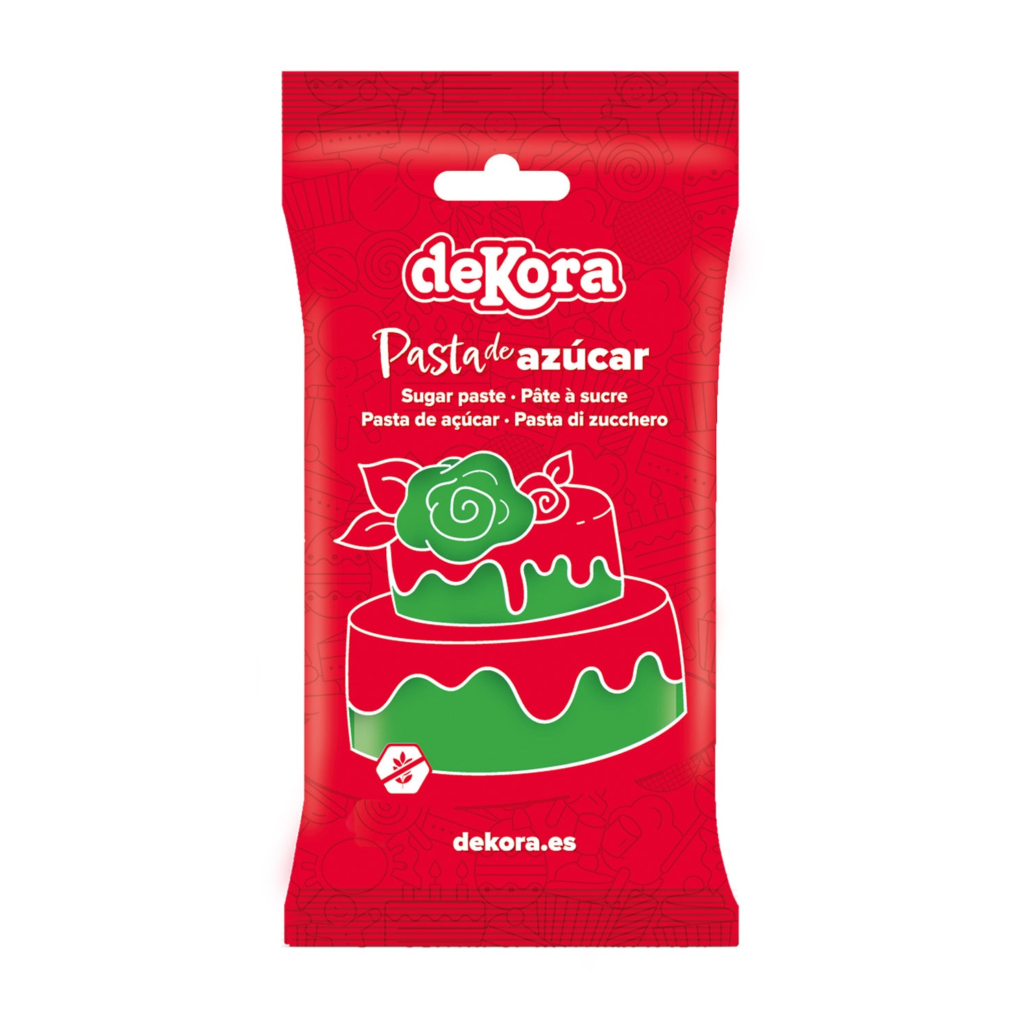 FONDANT VERDE EMERALD GREEN 250GR