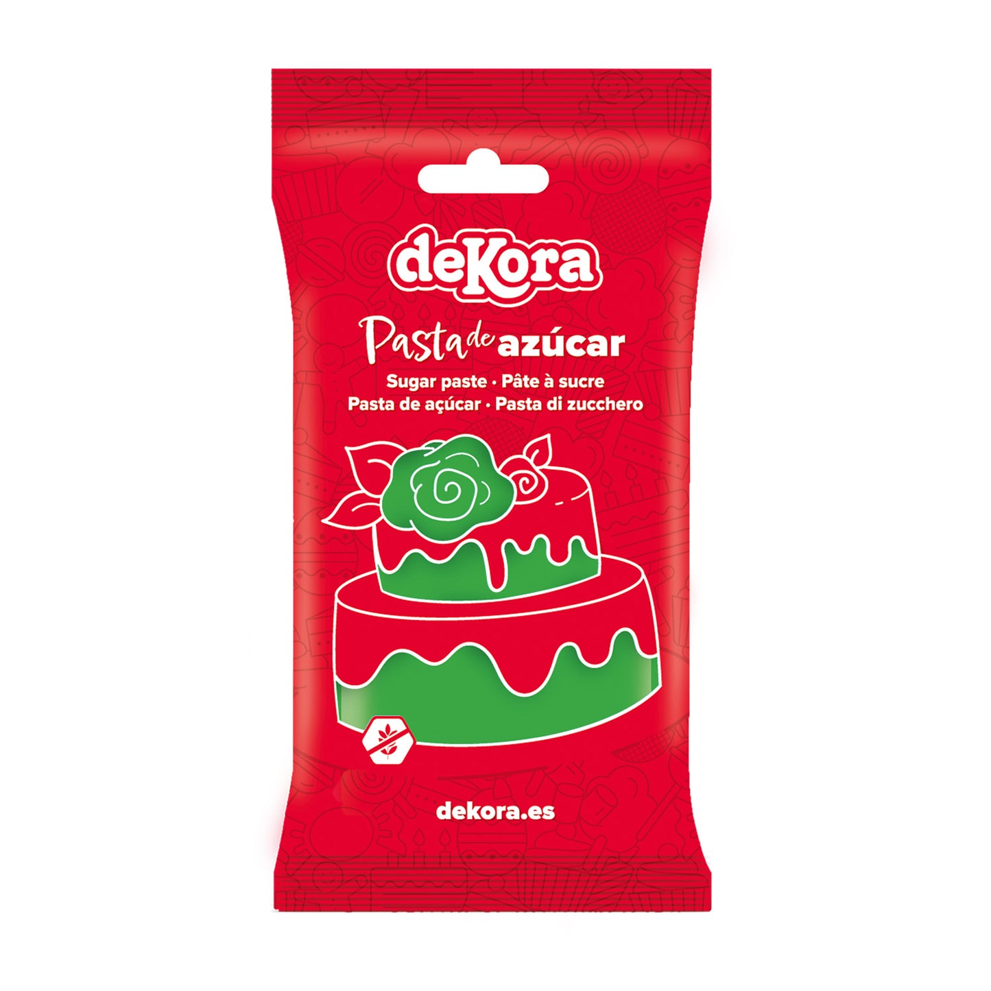 FONDANT VERDE EMERALD GREEN 250GR