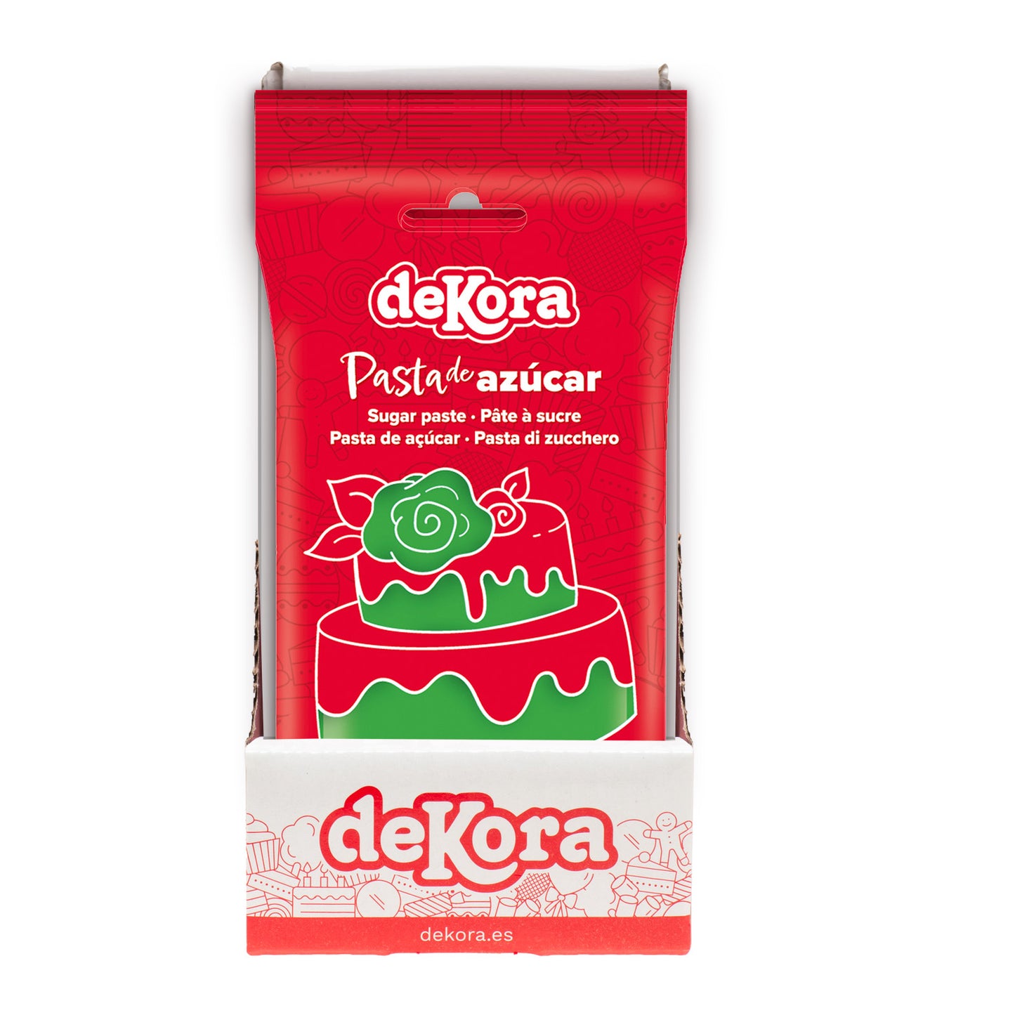 FONDANT VERDE EMERALD GREEN 250GR