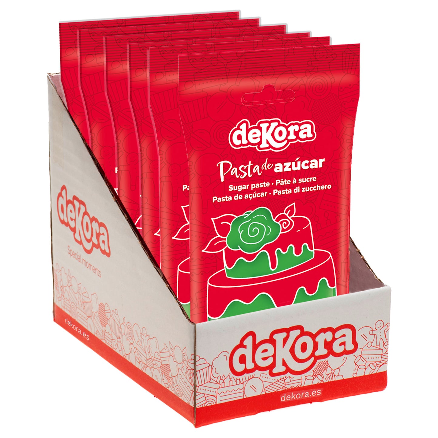 FONDANT VERDE EMERALD GREEN 250GR