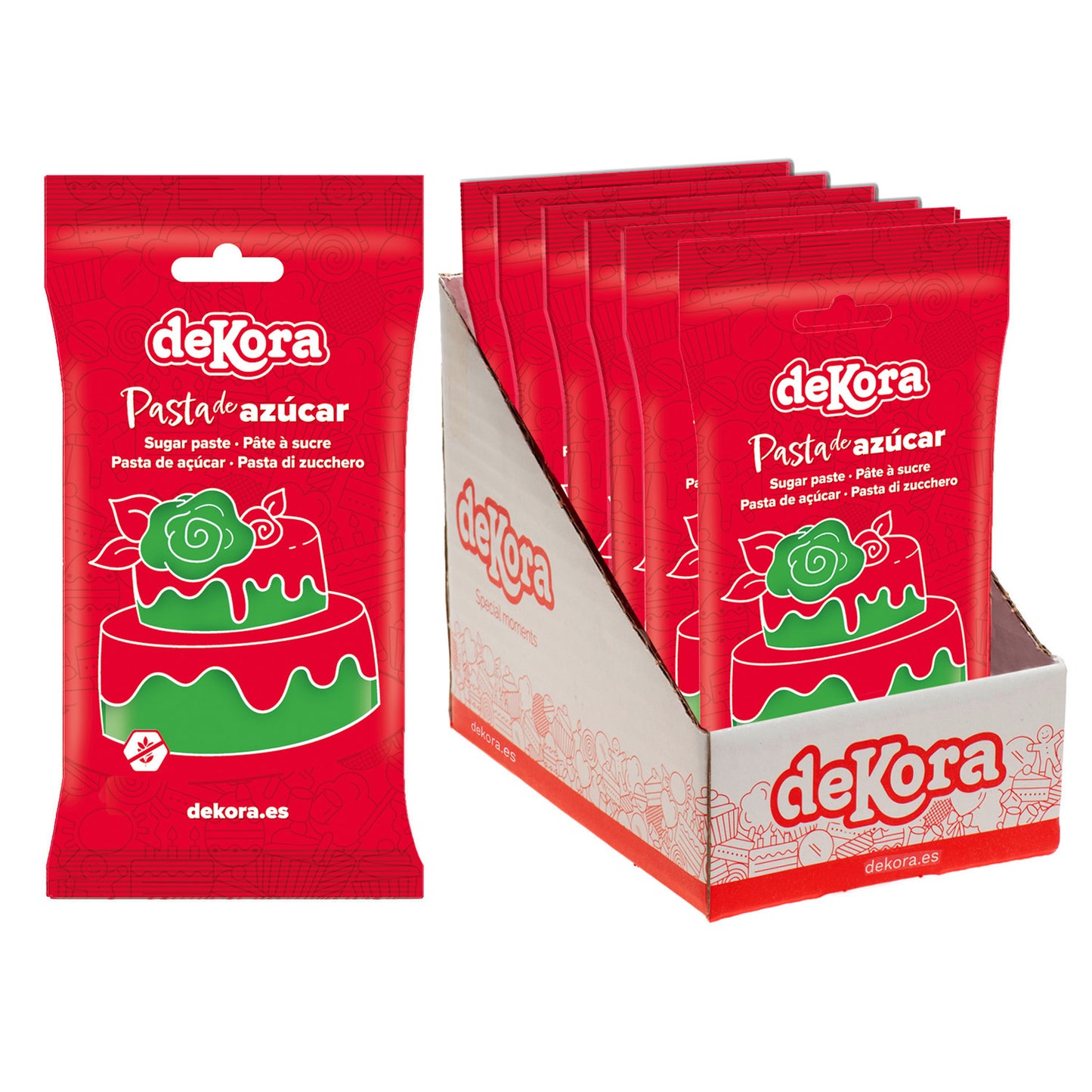 FONDANT VERDE EMERALD GREEN 250GR