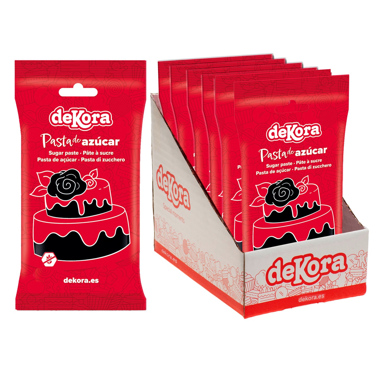 PÂTE À SUCRE / FONDANT NOIR ABSOLU 250 G