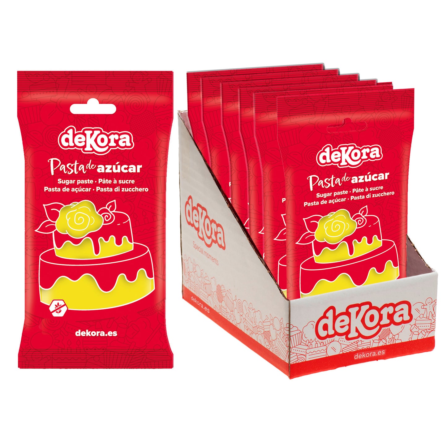 FONDANT AMARILLO LEMON BLISS 250GR