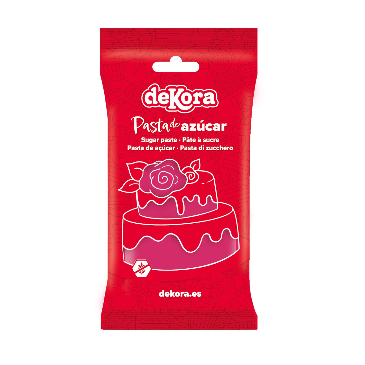 PÂTE À SUCRE / FONDANT ROSE CHEWING-GUM 250 GR