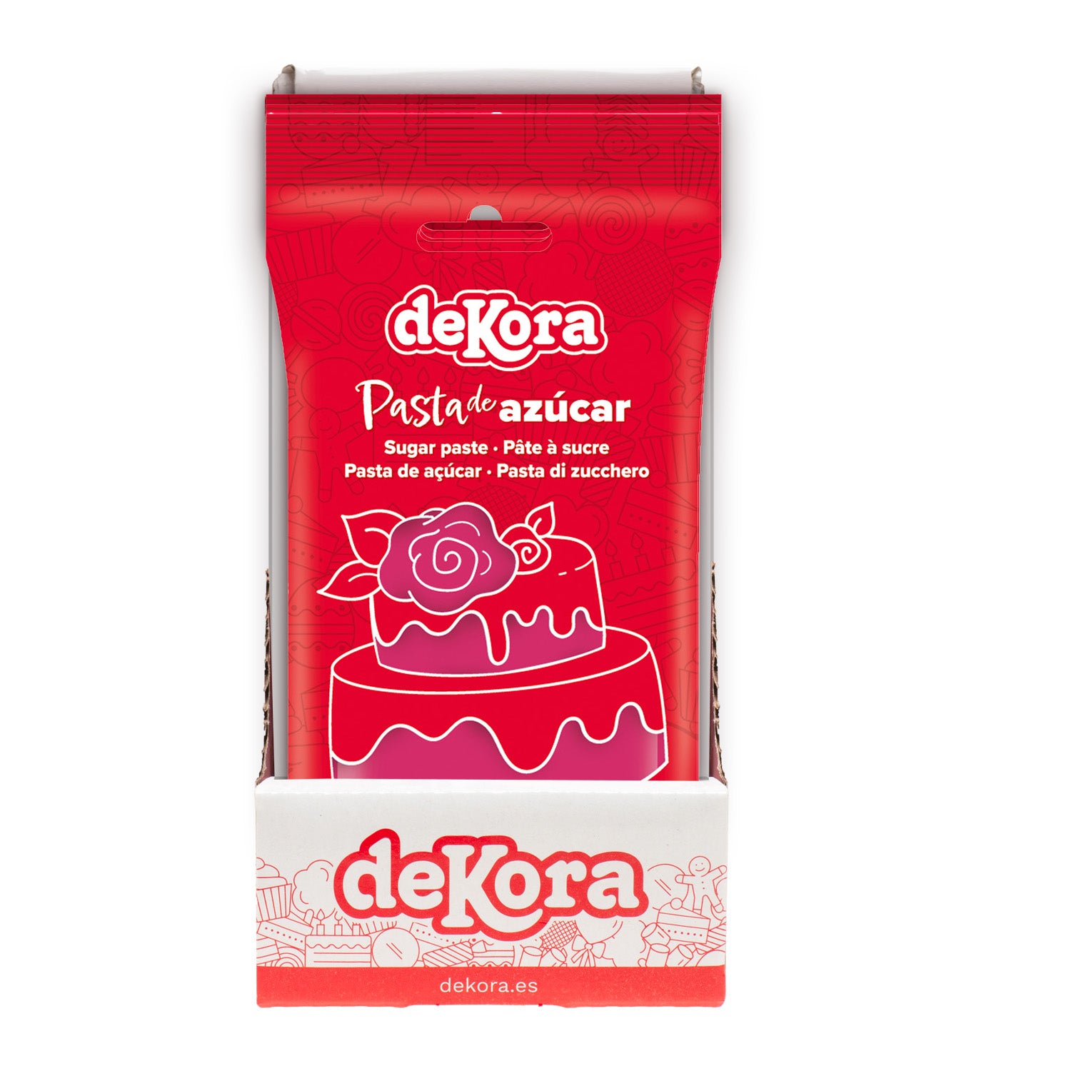 FONDANT ROSA CHICLETE 250 GR