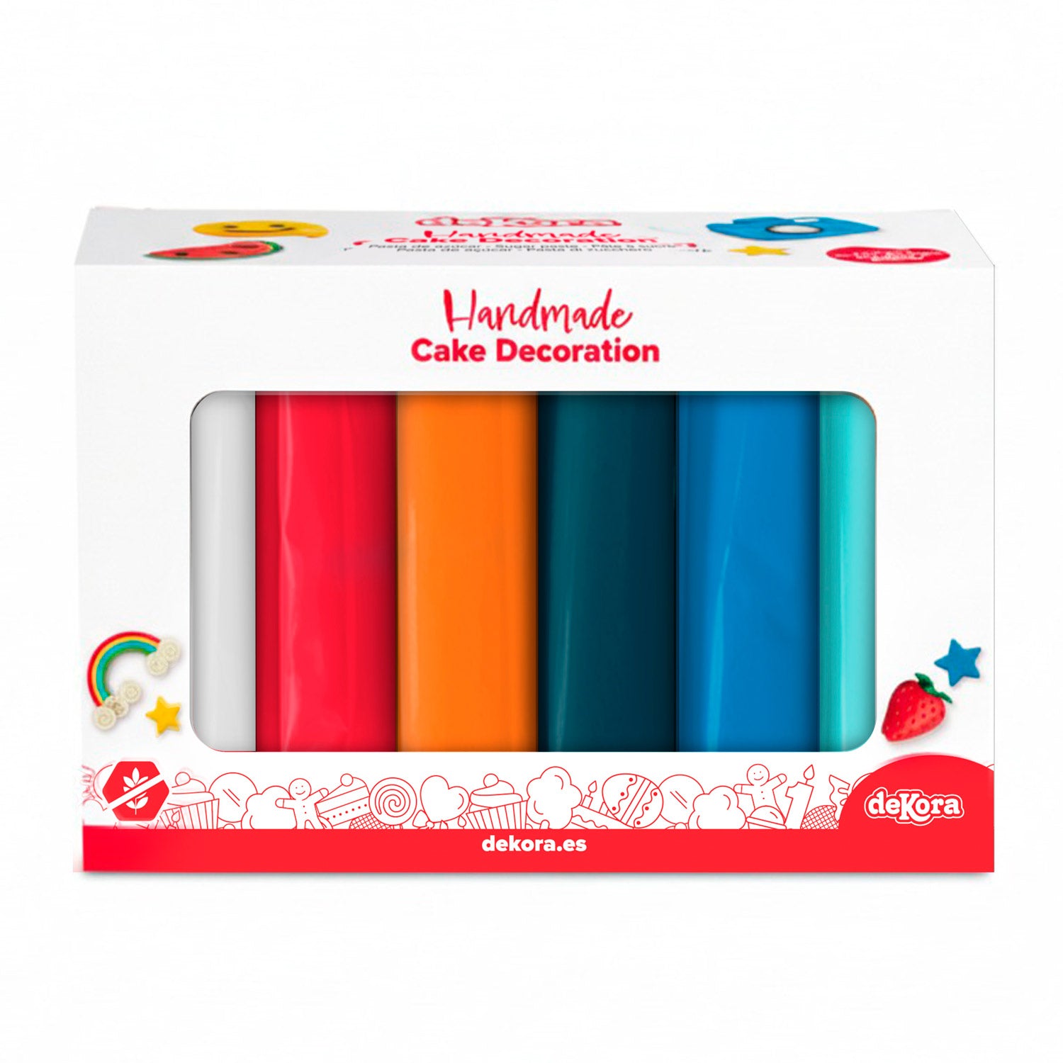 MISSÃO ESPACIAL PACK FONDANT 6 CORES 600GR