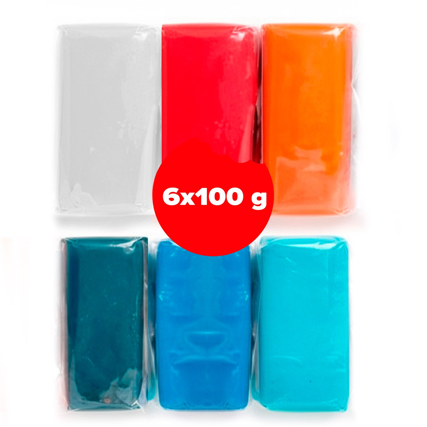 PACK FONDANT 6 COLORES MISIÓN ESPACIAL 600G