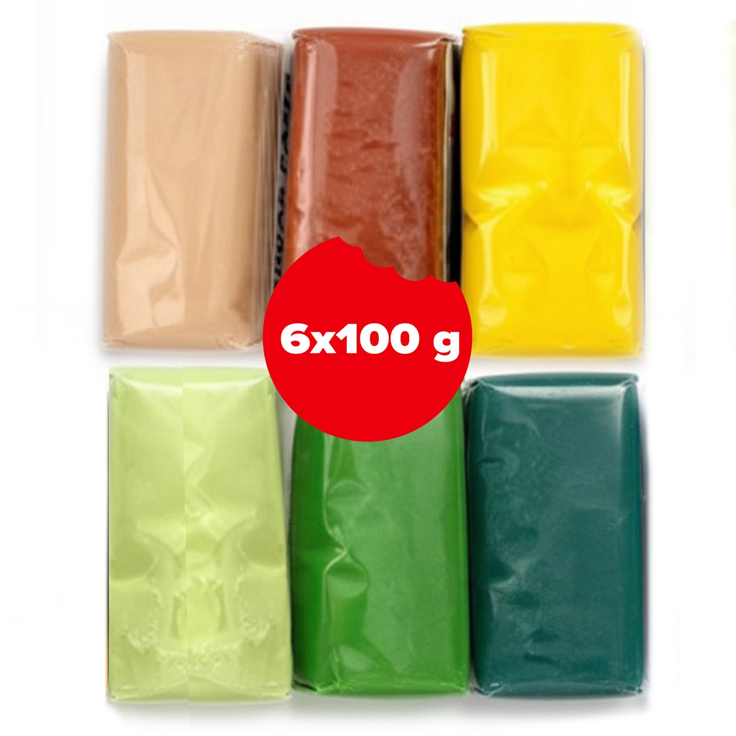 A SELVA PACK FONDANT 6 CORES 600GR