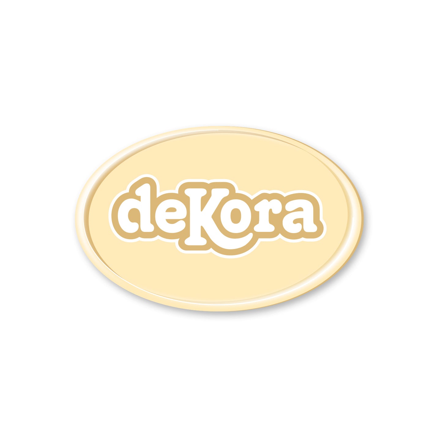 WHITE CHOCOLATE PLAQUE PERSONALIZATION 1 COLOR
