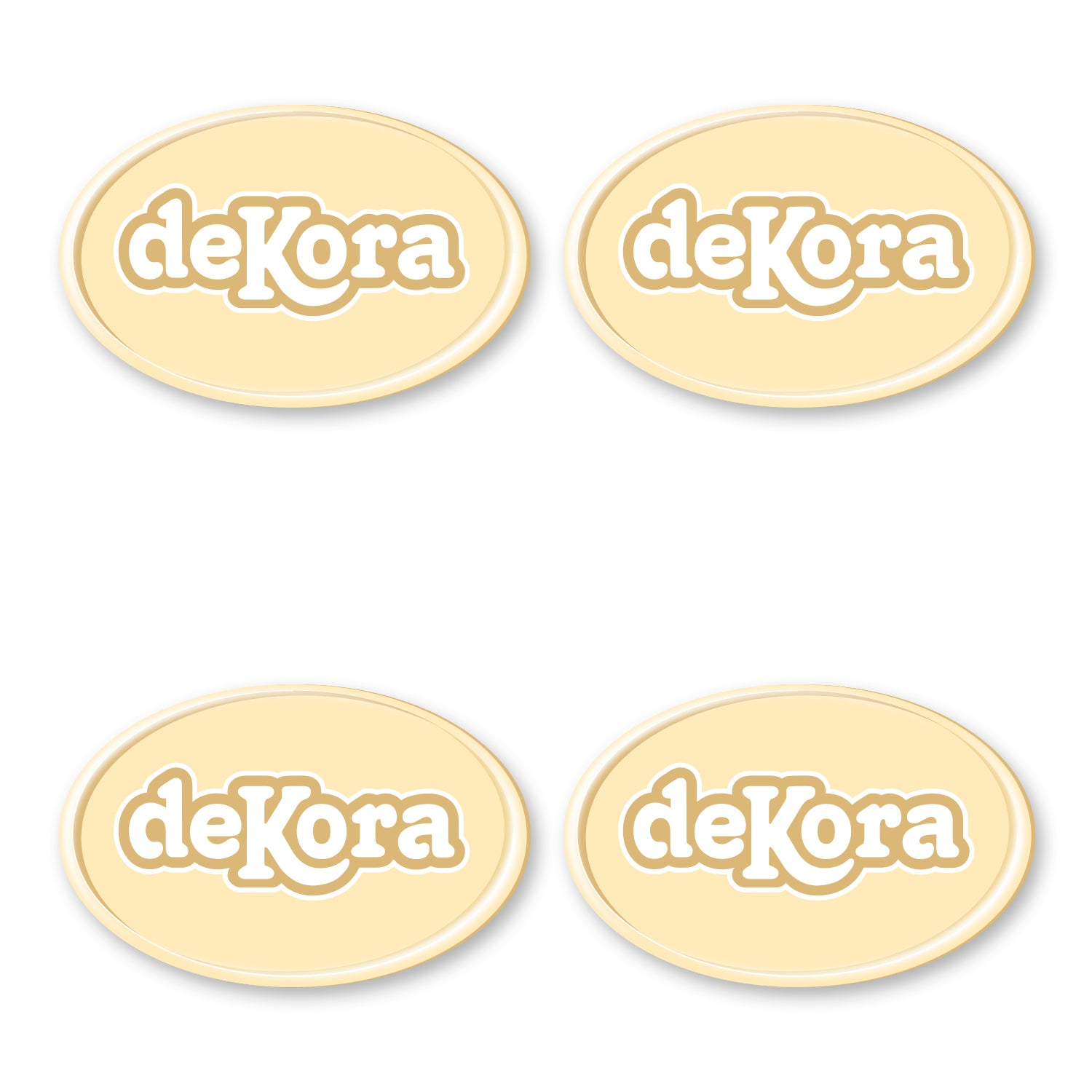 LETRERO CHOCOLATE BLANCO PERSONALIZADO 1 COLOR