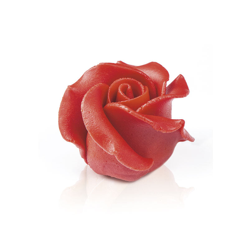 ROSA DE CHOCOLATE VERMELHA 45 x 30MM