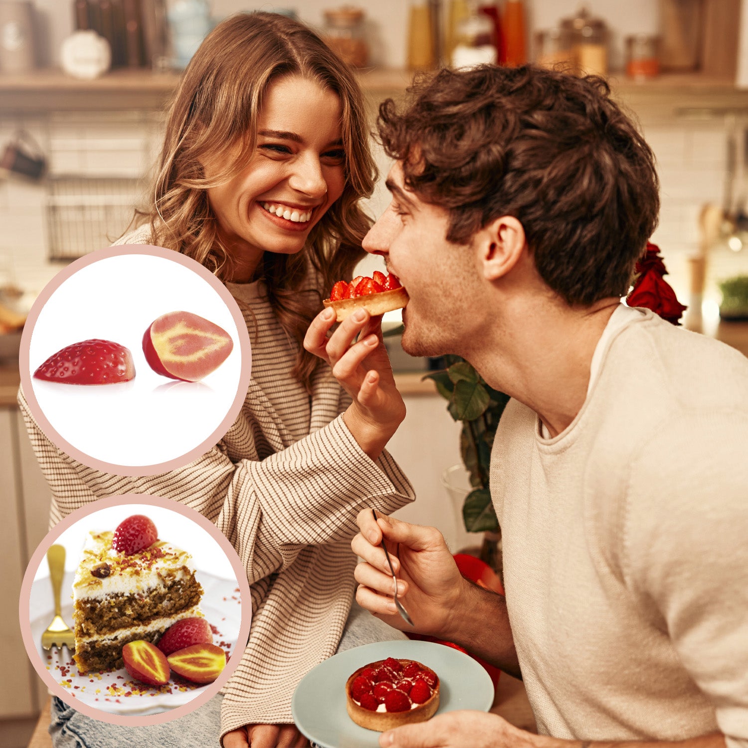 CHOCOLAT STRAWBERRY 38 MM X 28 MM