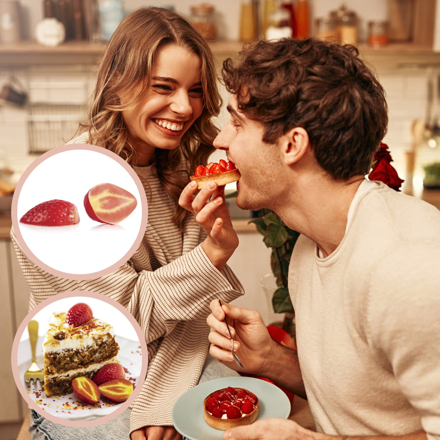 CHOCOLAT STRAWBERRY 38 MM X 28 MM