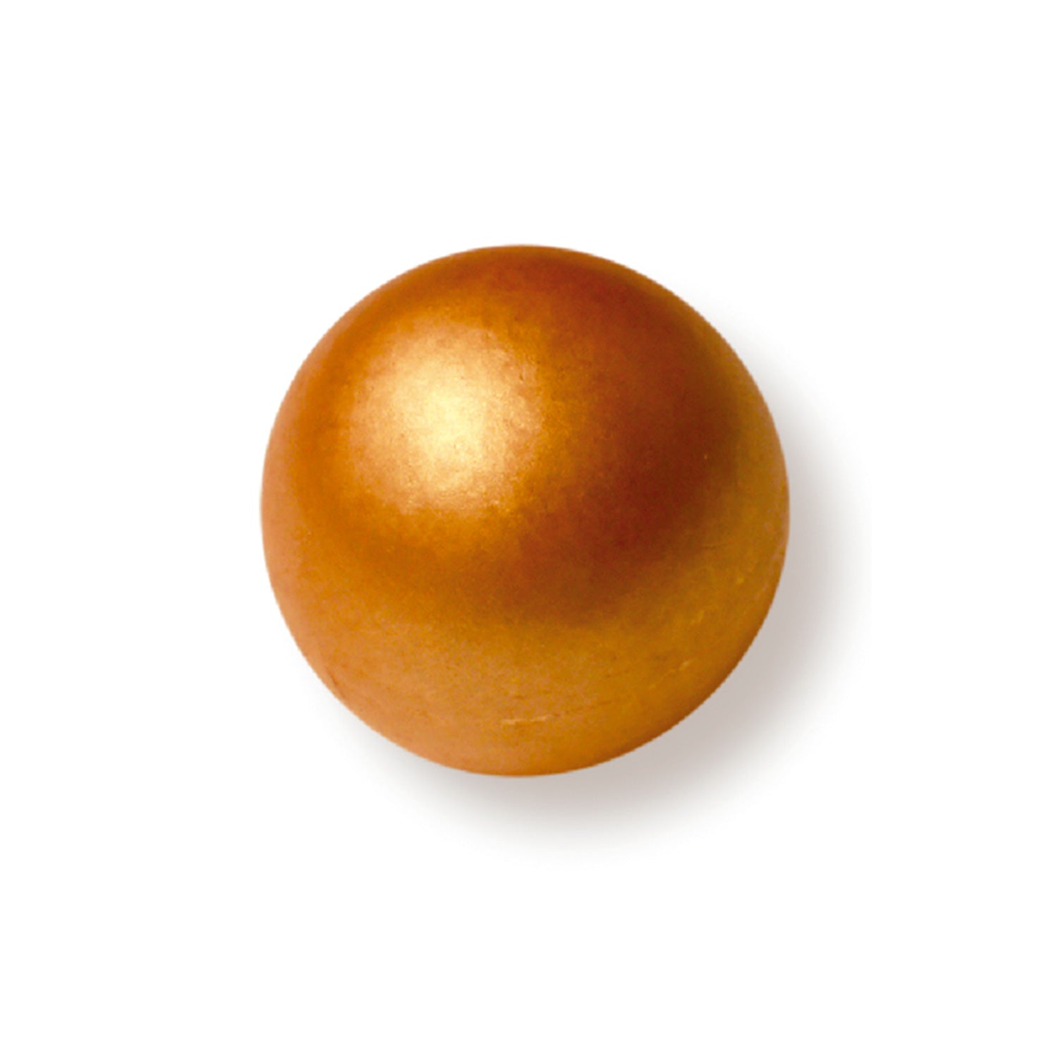 SFERA 3D DI CIOCCOLATO BIANCO AMBRATA Ø 27MM