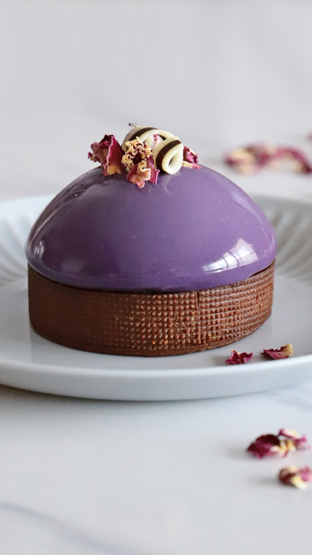 TORNADE CHOCOLAT BLANC ET NOIR Ø 1 CM X 6-6,5 CM