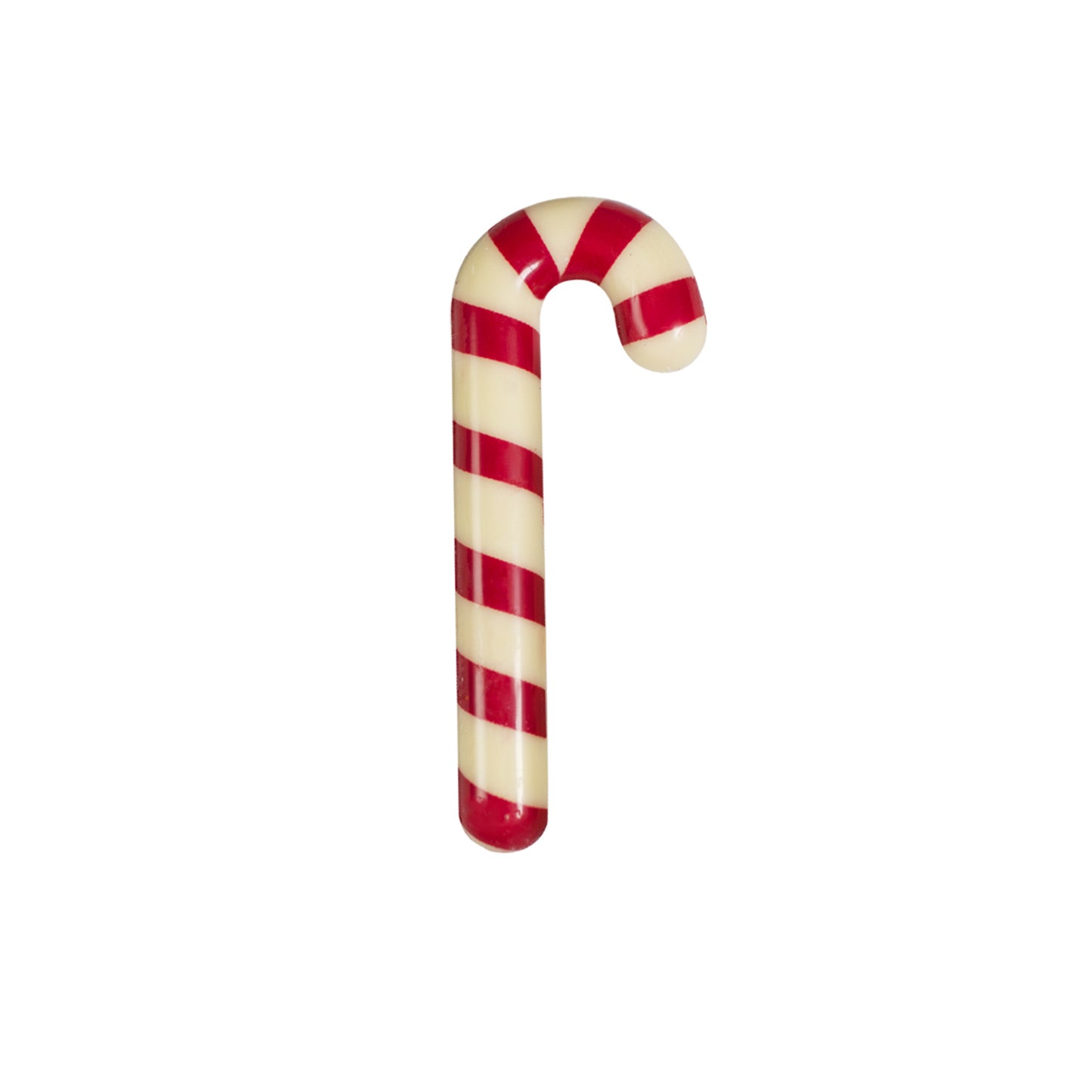 CHRISTMAS CANDY CANE WHITE CHOCOLATE CAKE DECORATION 20X55MM
