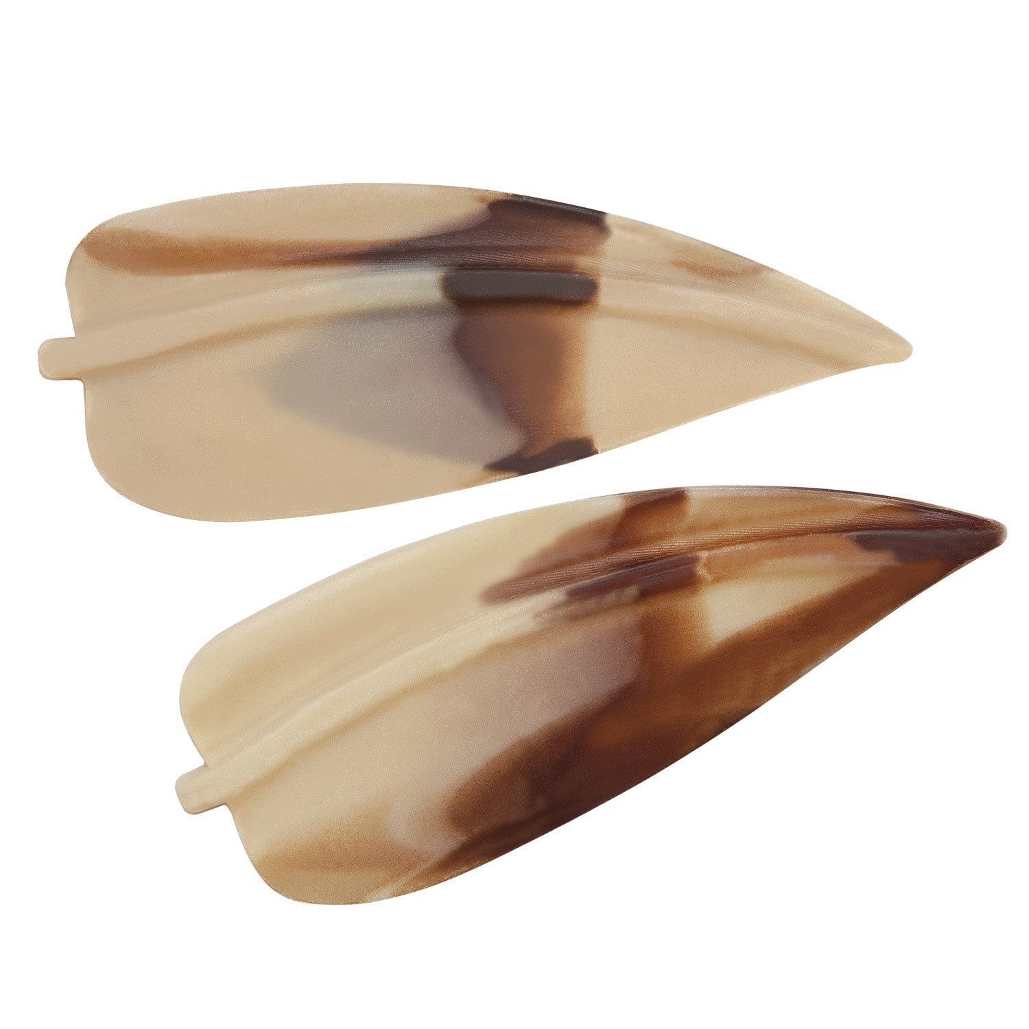 FEUILLE DE MARBRE CHOCOLAT 60X22MM