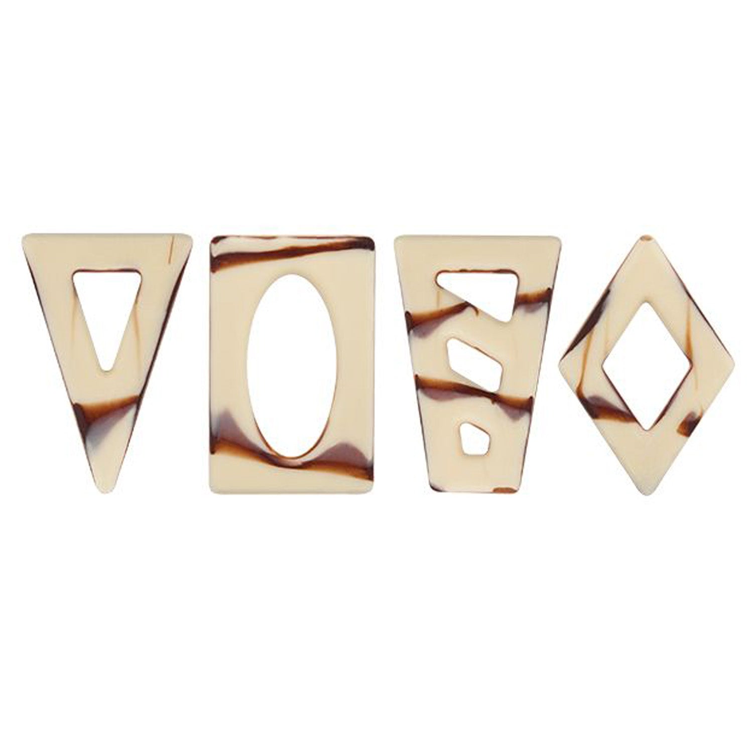 DECORACIÓN CHOCOLATE SET FILIGRANA ARTE DECOR 6CM