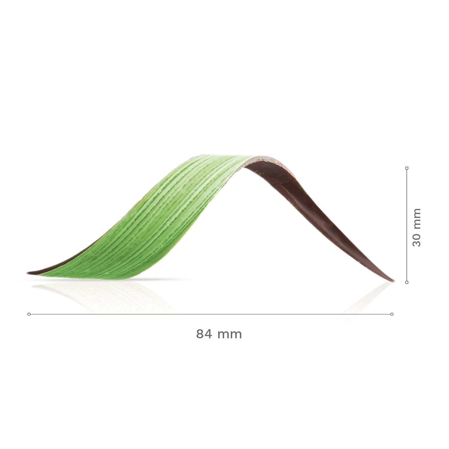 SPIRALE VERT DE CHOCOLAT NOIR 8.4X3CM