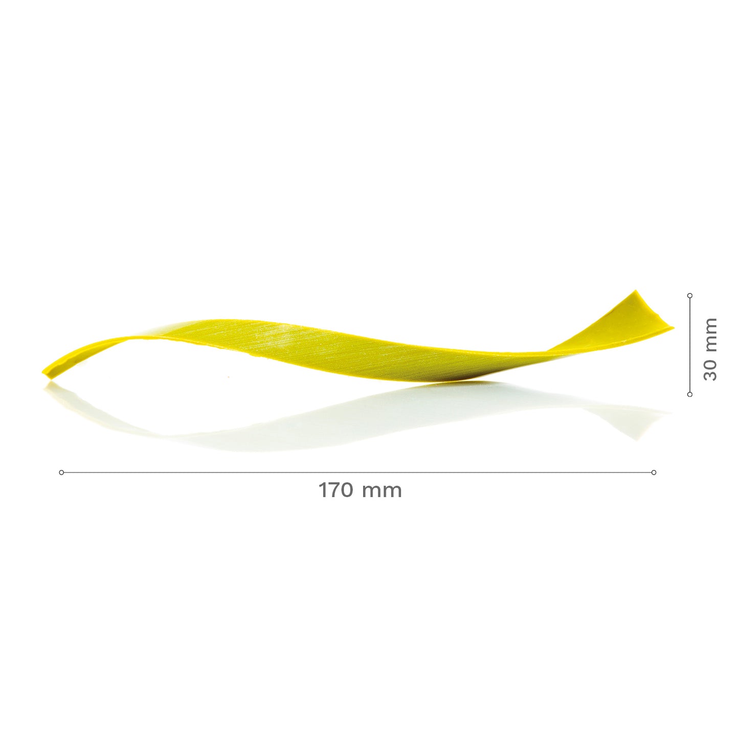 SPIRALE VERTE CHOCOLAT BLANC 170*30 MM