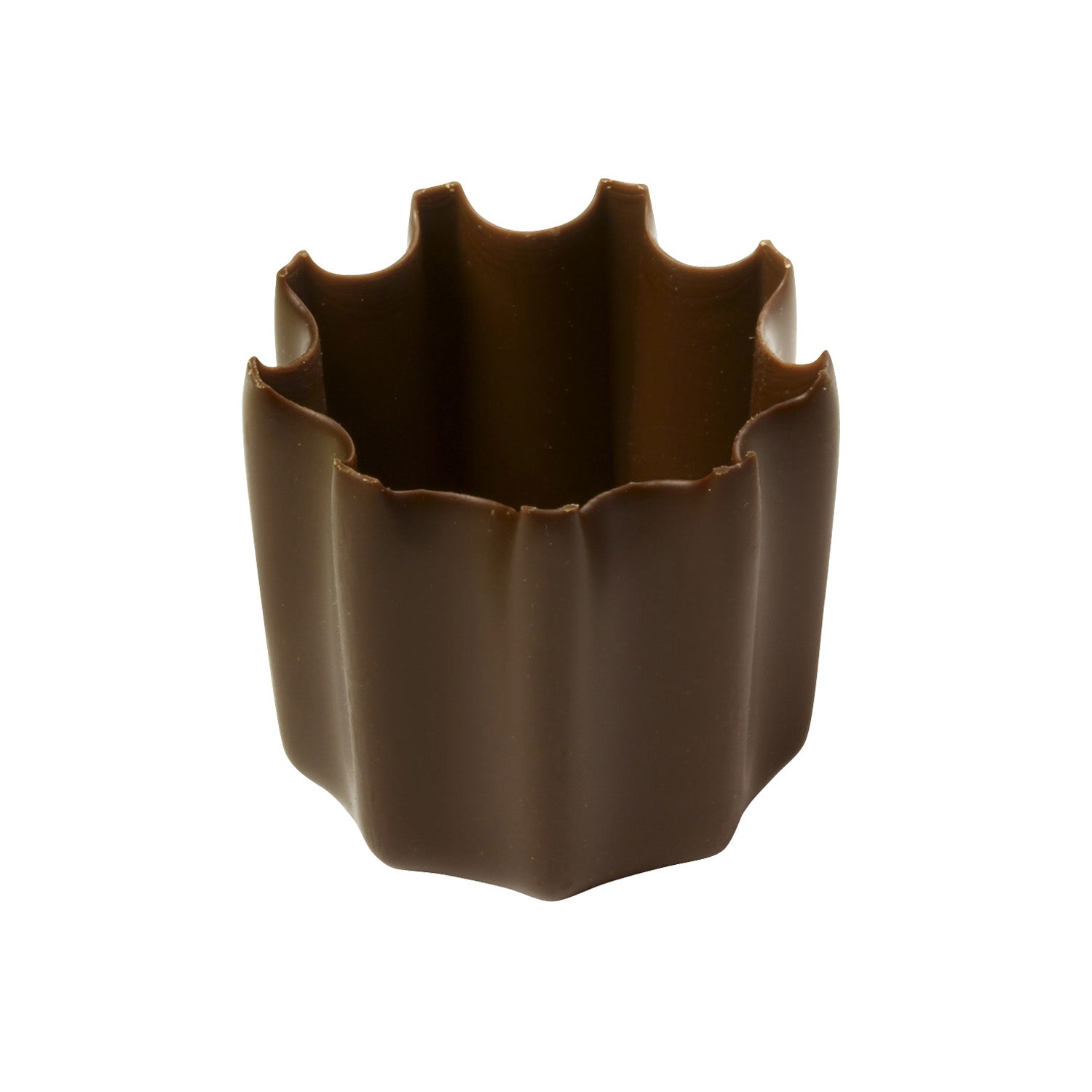 COPA ESTRELLA DE CHOCOLATE NEGRO 25X28MM