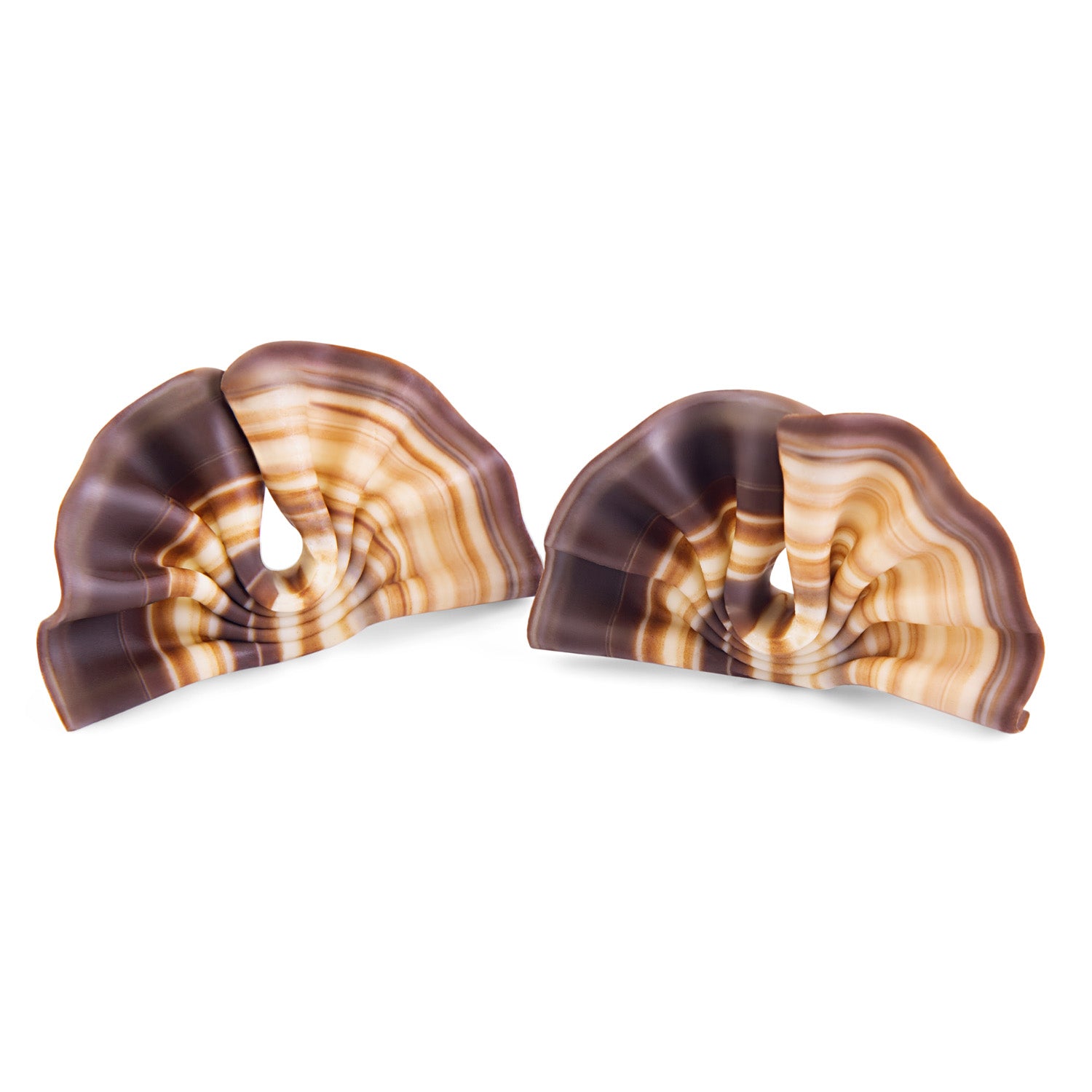 CHOCOLATE MARBLE FAN 50X30MM 1KG - 333UD
