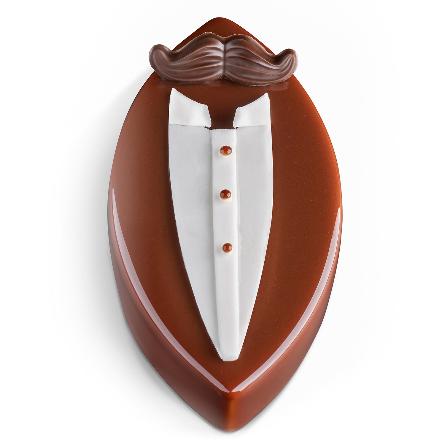 ASSORTIMENT DE MOUSTACHES CHOCOLAT NOIR ET AU LAIT 48X16MM