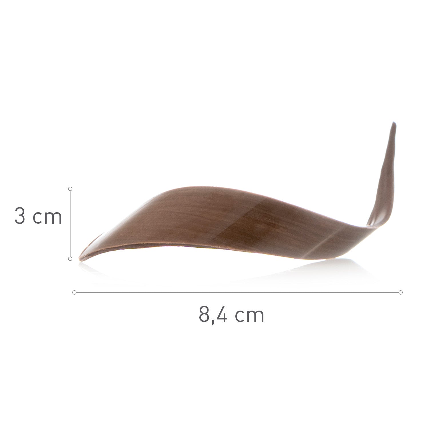 ESPIRAL TWISTER CHOCOLATE NEGRO 84X30MM