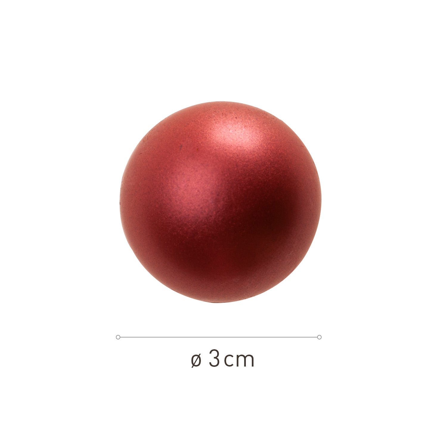 ASSORTIMENT DE BOULES BRILLANTES 3D EN CHOCOLAT NOIR Ø30MM