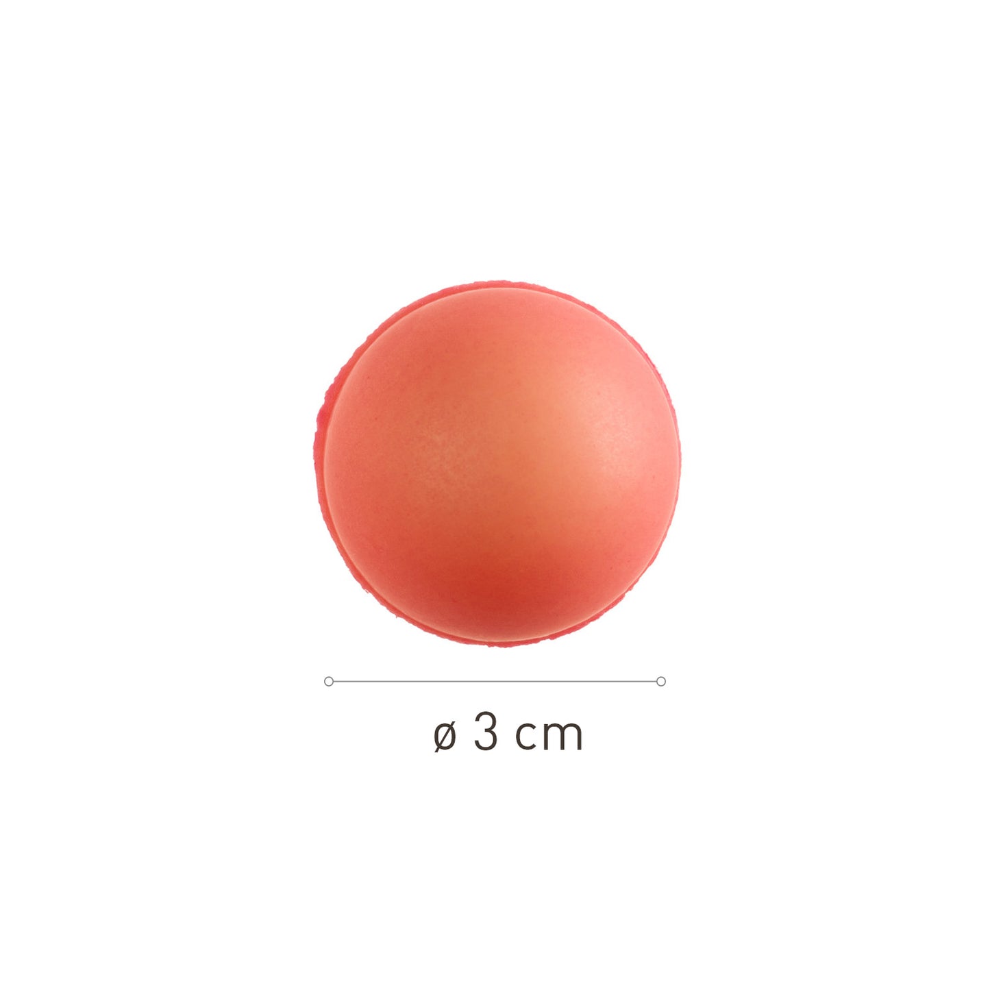 WHITE CHOCOLATE 3D SPHERES PASTEL COLORS Ø 30MM