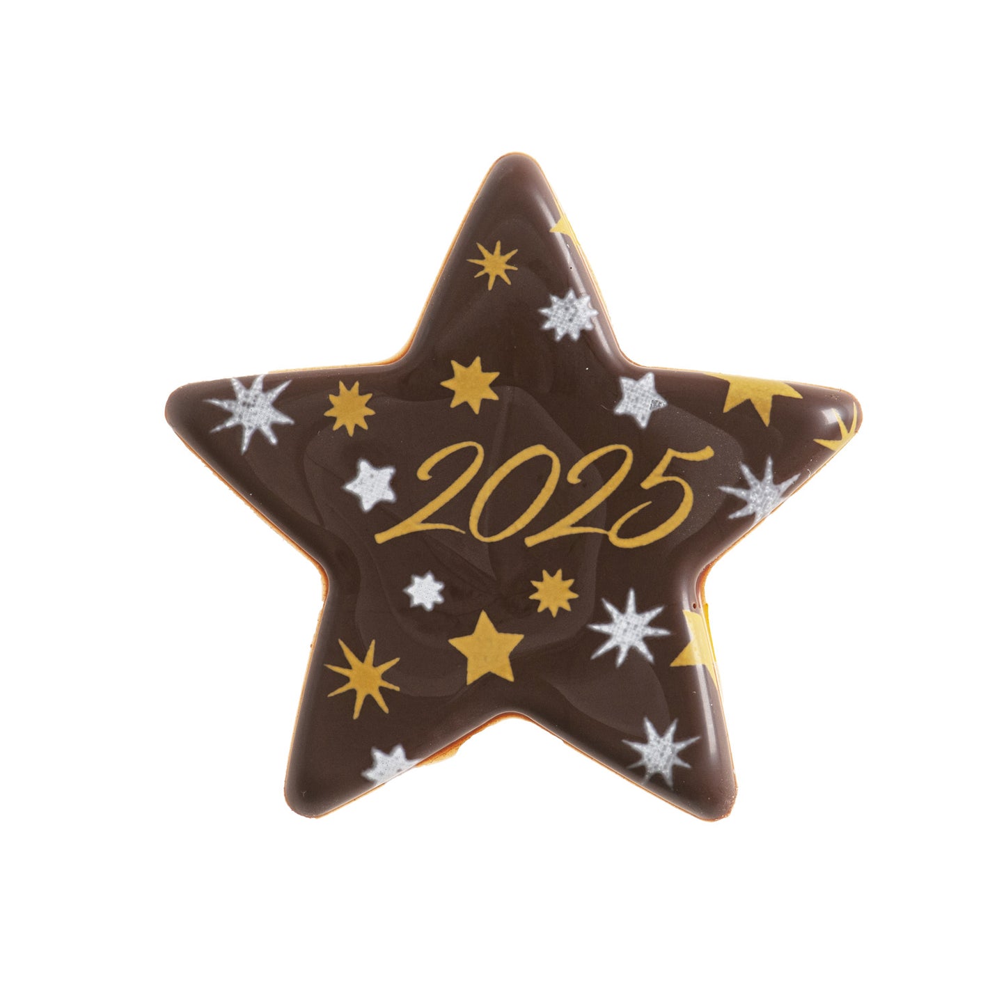 DÉCORATION CHOCOLAT ÉTOILE DE NOËL 2025 Ø 40MM