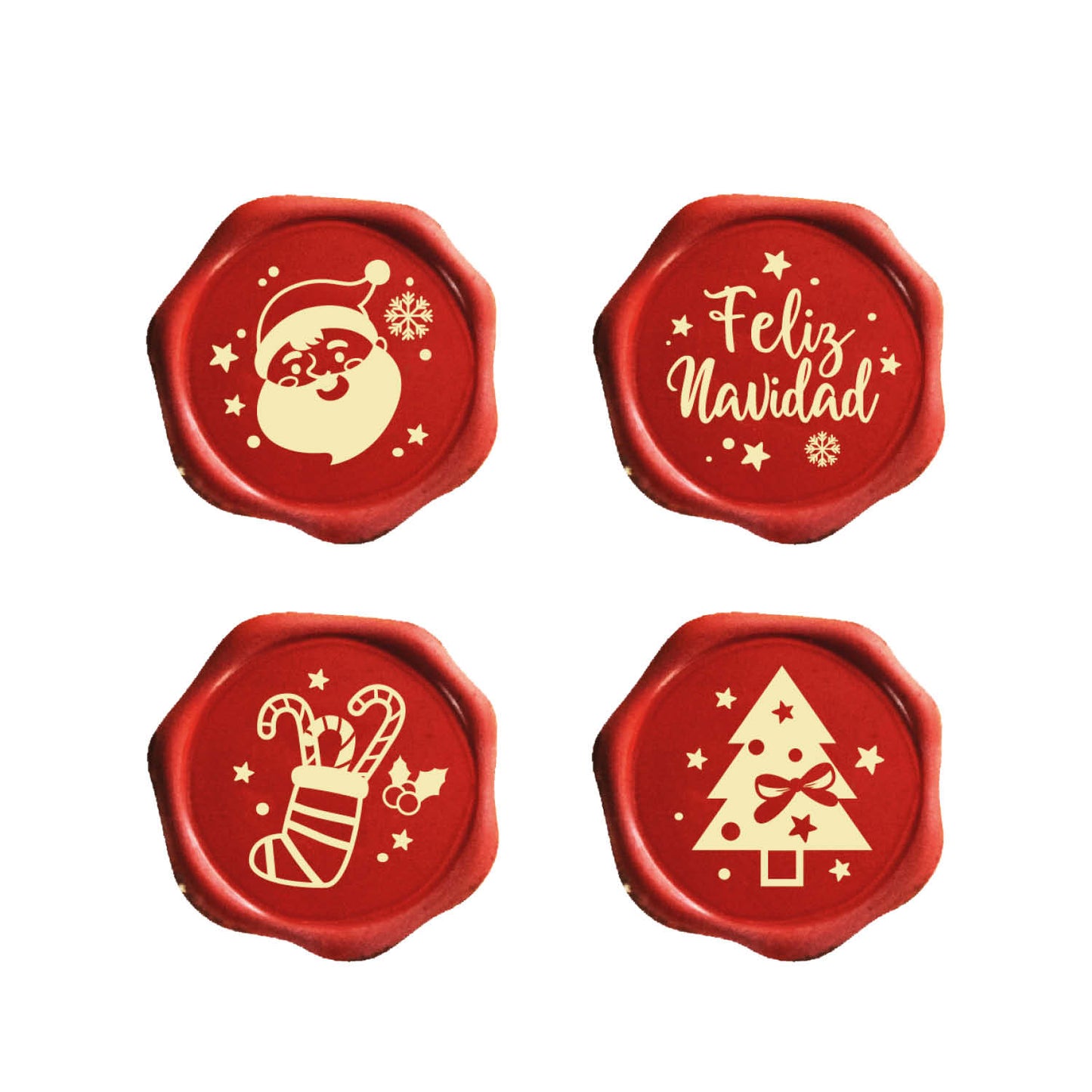 ASSORTIMENT DE CHOCOLAT BLANC JOYEUX NOËL Ø 34MM