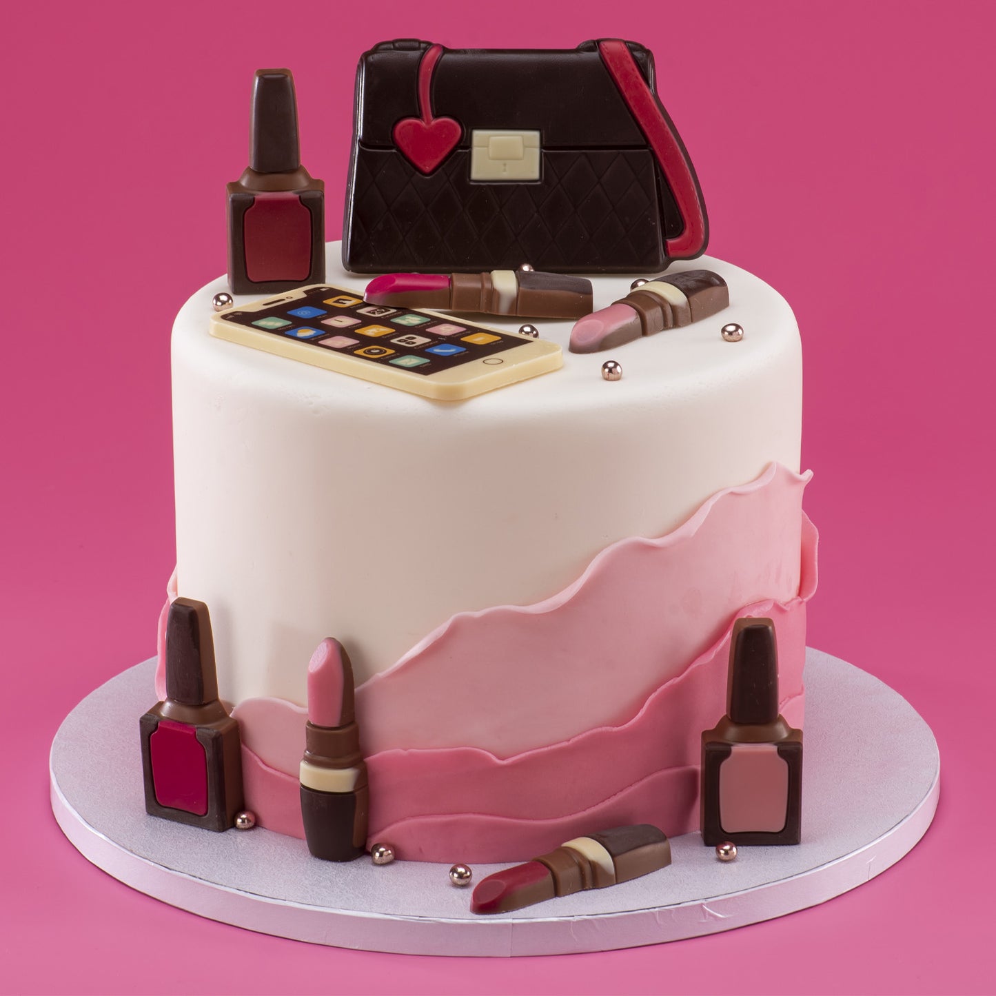 SACO DECORAÇÃO DE CHOCOLATE E KIT DE MAQUIAGEM 4 PCS