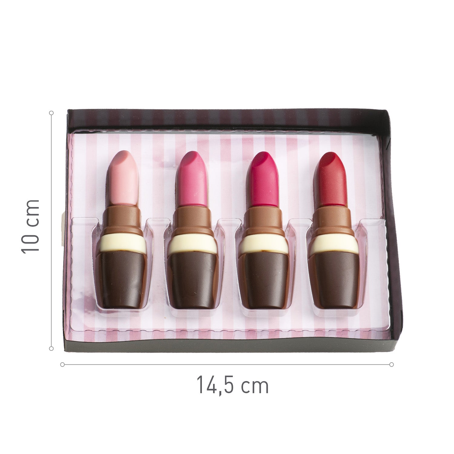 DÉCO ROUGE À LÈVRES CHOCOLAT AU LAIT 73X20CM