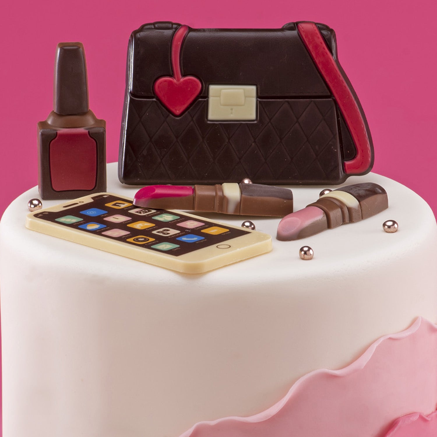 MINI SACO DECORAÇÃO CHOCOLATE DE LEITE 77X121MM