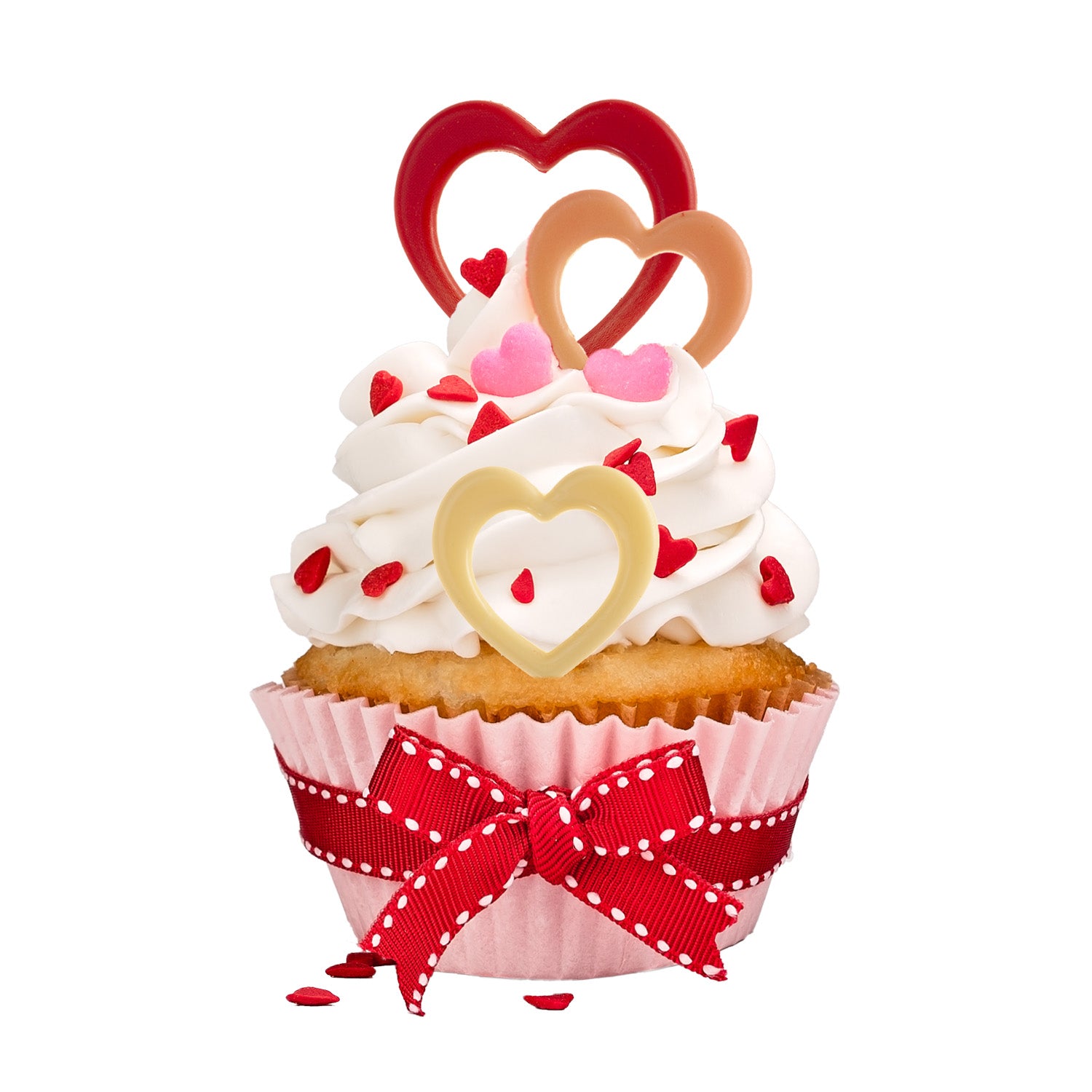 ASSORTMENT WHITE CHOCOLATE HEARTS 37-53MM