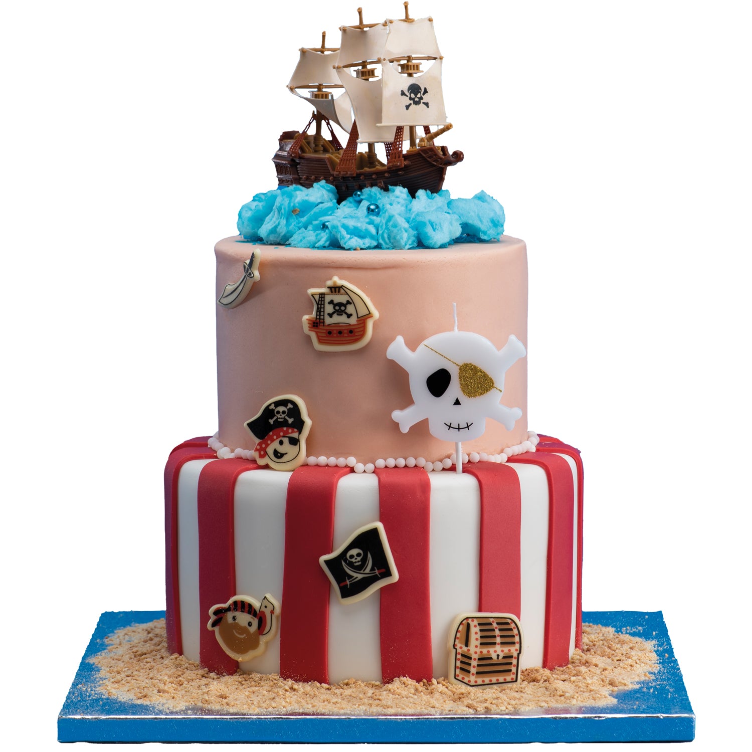 ASSORTED WHITE CHOCOLATE PIRATES 39MM