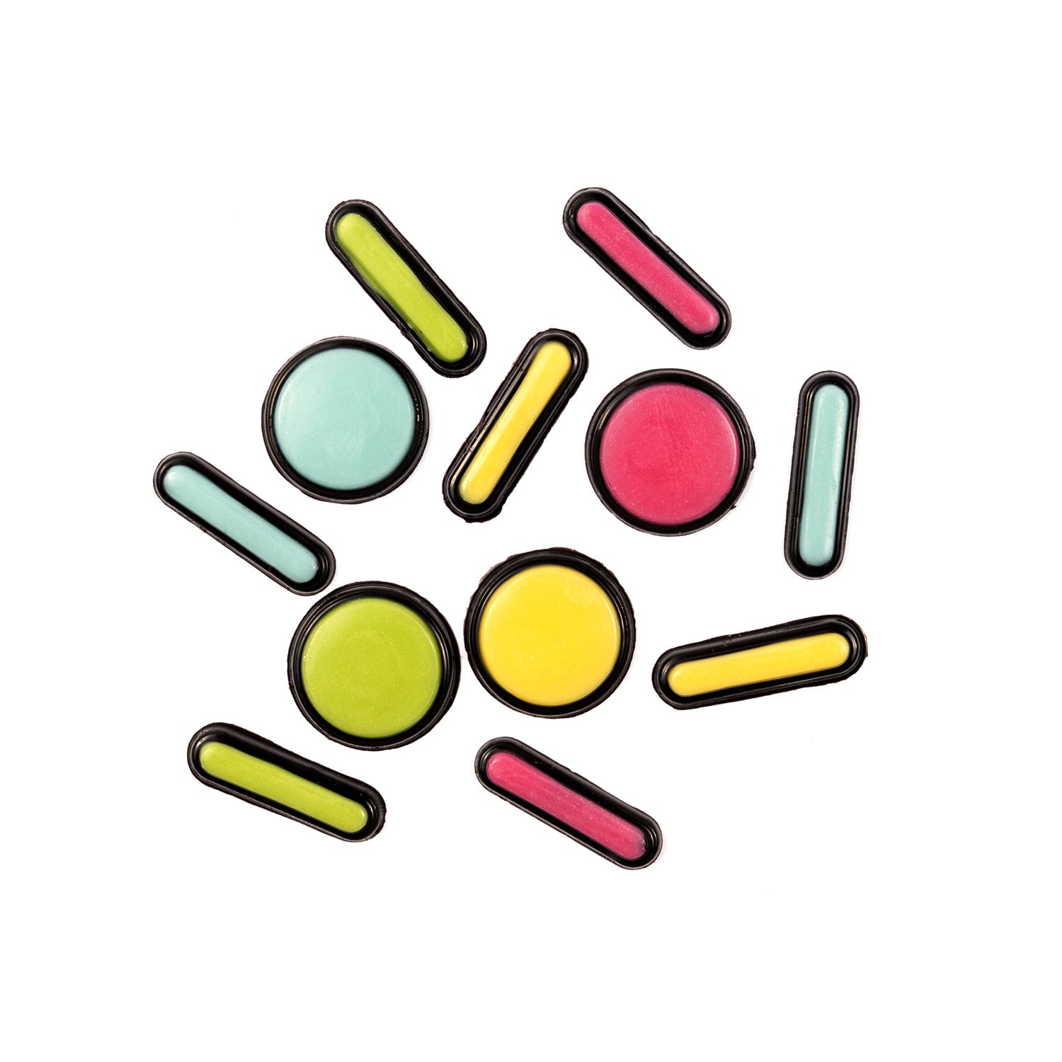 ASSORTIMENT DE POINTS ET DE BÂTONNETS DE CHOCOLAT 20-25MM