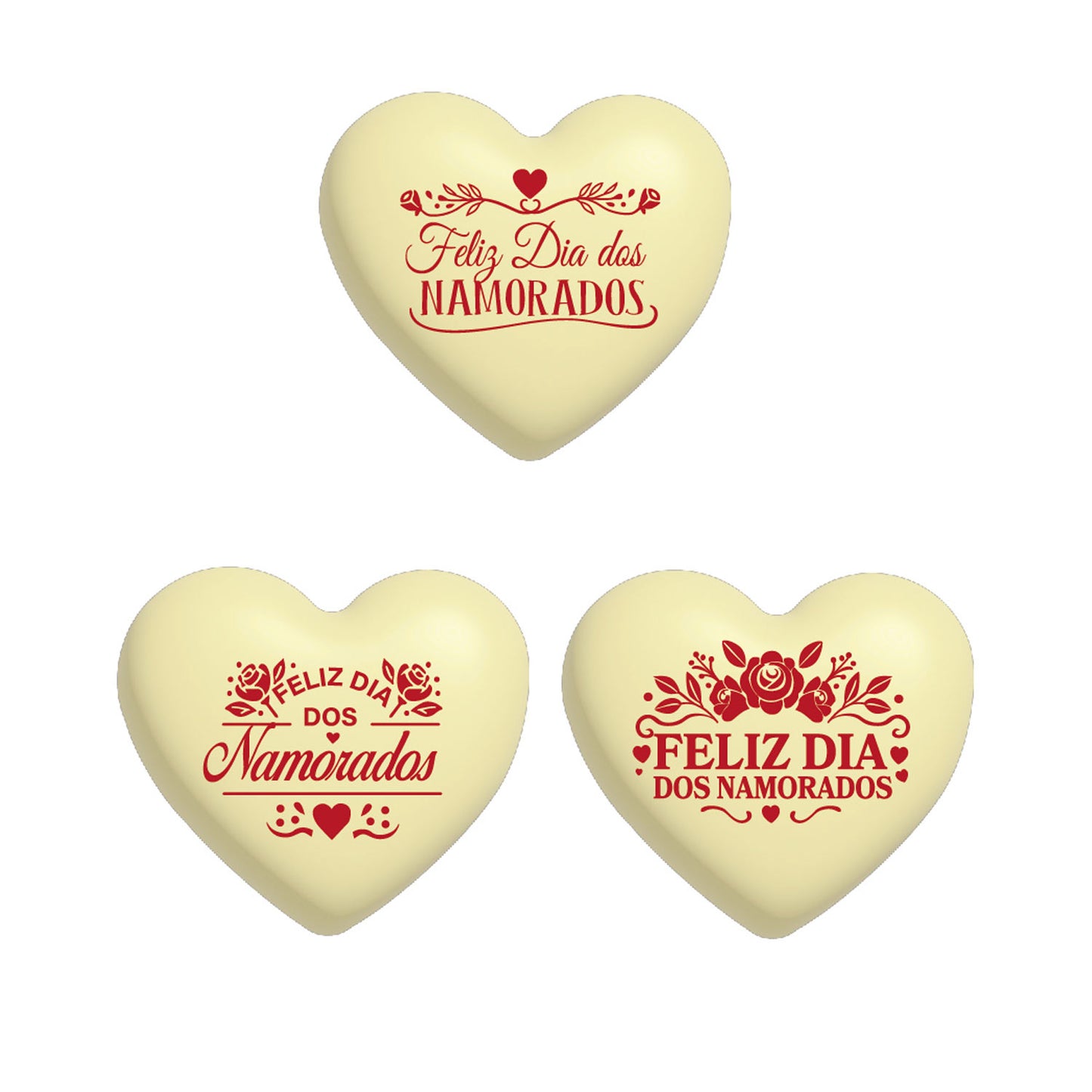 LETRERO FELIZ DIA DOS NAMORADOS - 54 UDS - 50 x 44 MM