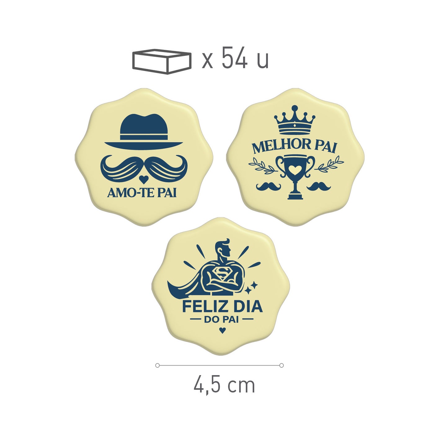 SIGNE DE LA FÊTE DES PÈRES AU CHOCOLAT BLANC PT 1