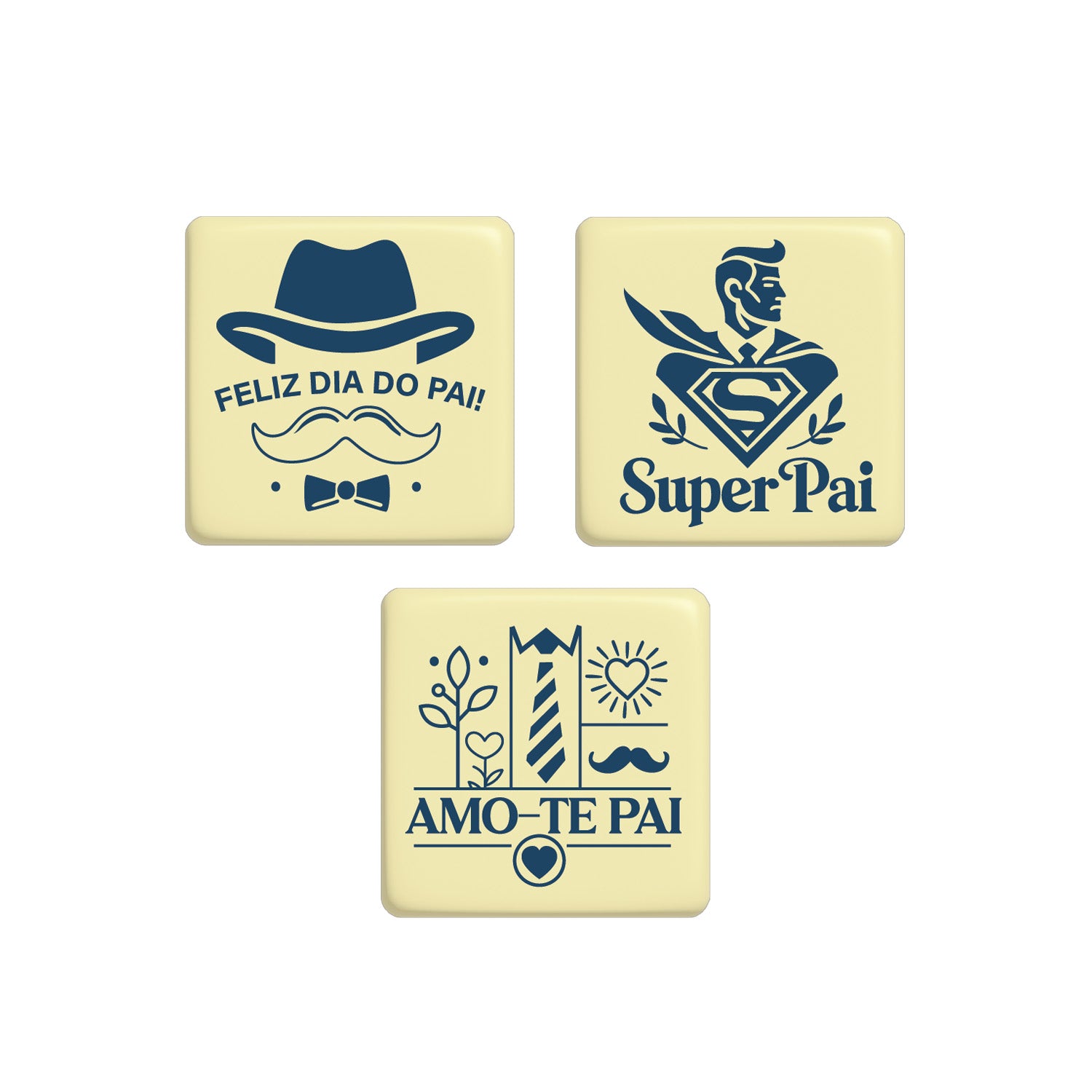 CHOCOLAT BLANC SIGNE LA FÊTE DES PÈRES PORTUGAL 2