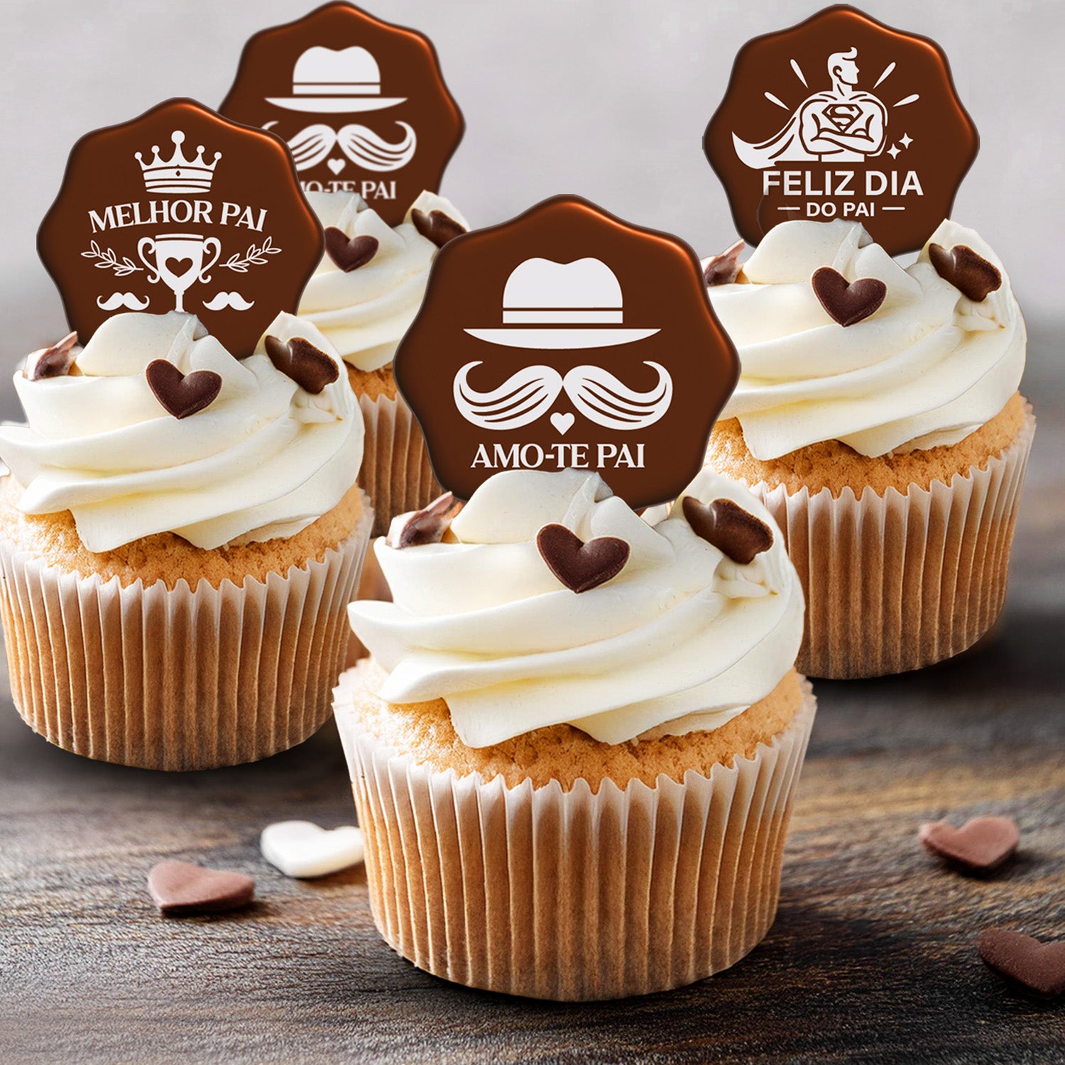 SEGNO DI CIOCCOLATO BIANCO PER LA FESTA DEL PAPÀ PORTOGHESE