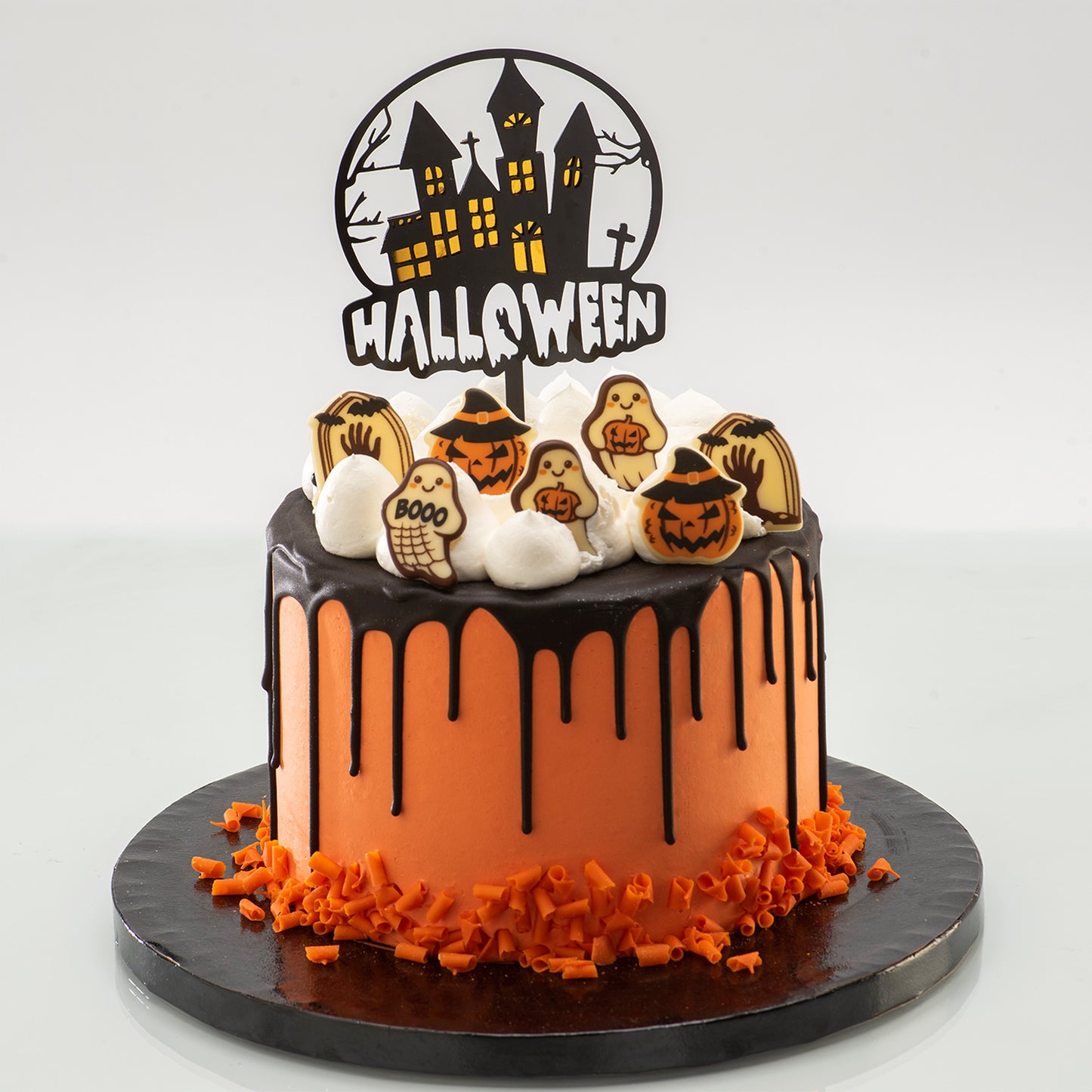 ASSORTIMENT D'HALLOWEEN FANTÔMES, TOMBE ET CITROUILLE