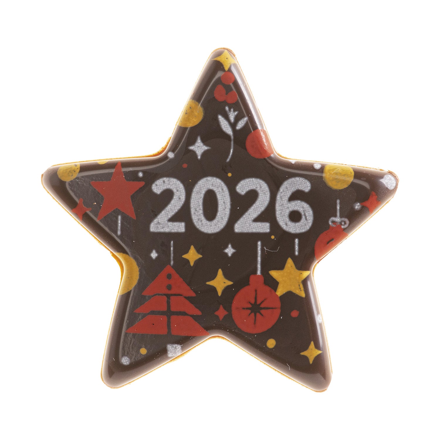 DÉCORATION ÉTOILE EN CHOCOLAT 2026 NOËL