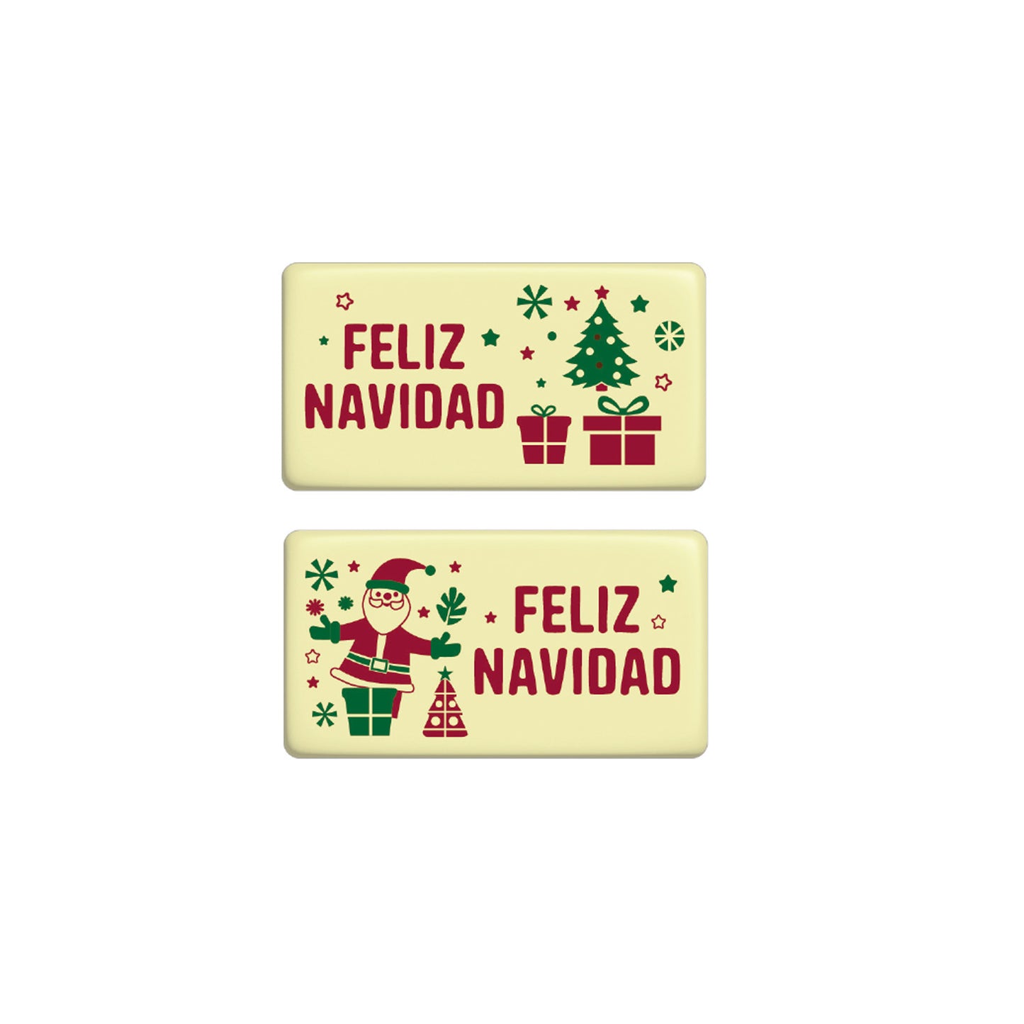 WHITE CHOCOLATE  FELIZ NAVIDAD SIGN