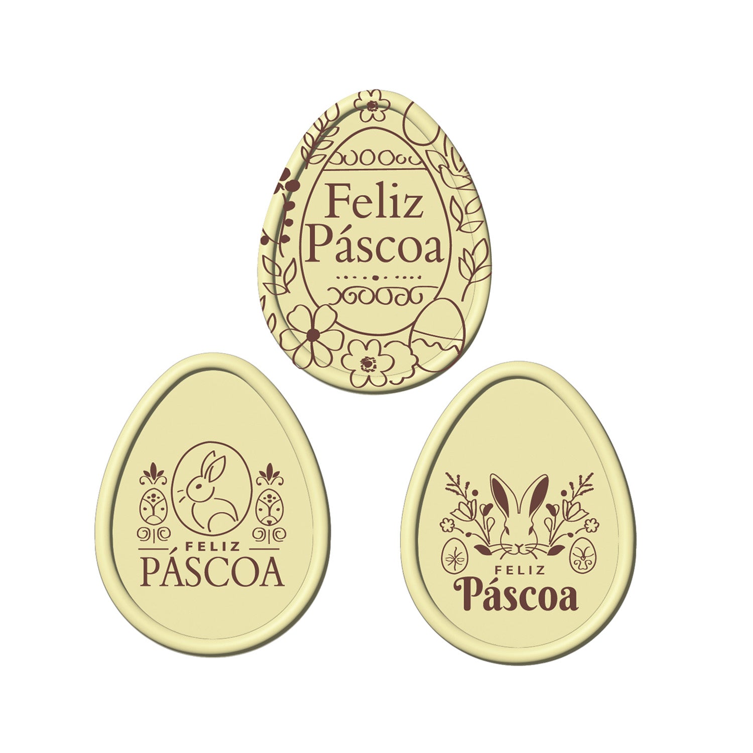  HAPPY EASTER HAPPY WHITE CHOCOLATE LETTER PORTUGAL 40 x 52