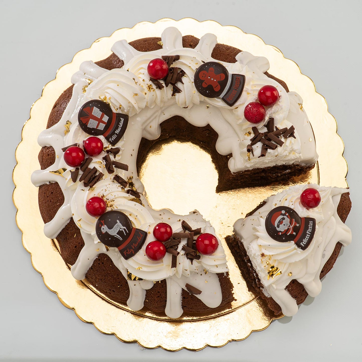 DECORACION CHOCO NEGRO SURTIDO BOLA NIEVE 5 MODELOS 120 UDS